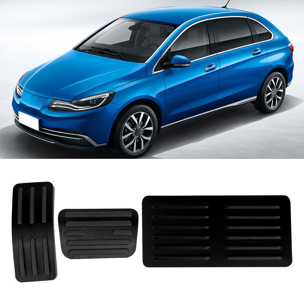 Rutschfeste Aluminium-pedalgarnitur Für Byd Song, Brems- Und Gaspedalabdeckungen, Automatikgetriebe, Schwarz, Autozubehör