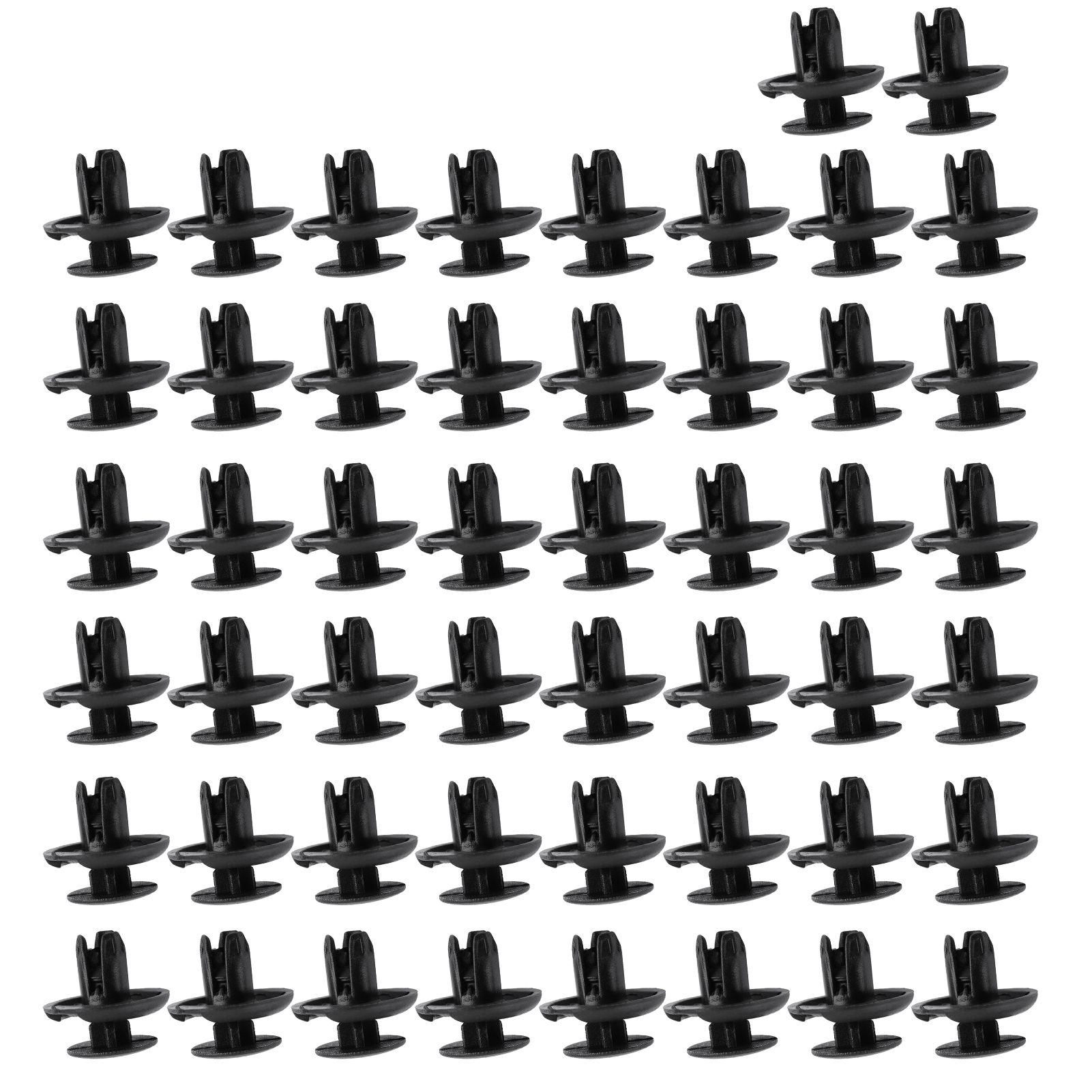 Stoßstangenclips, Nieten, Druckknöpfe, Zierleisten, Honda, 10er-packung, Schwarzer Kunststoff, Robuste Befestigungselemente Für Karosseriereparaturen.