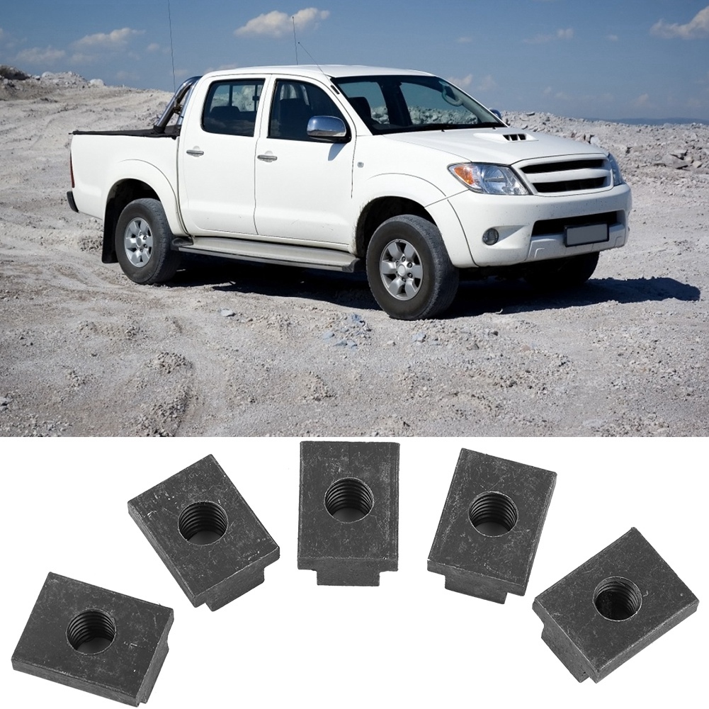 T-muttern Aus Eisen, 5er-set, Für Toyota Tacoma Ladeflächenreling, Befestigung Von Ladeflächen, Ladezubehör, Robust Und Langlebig