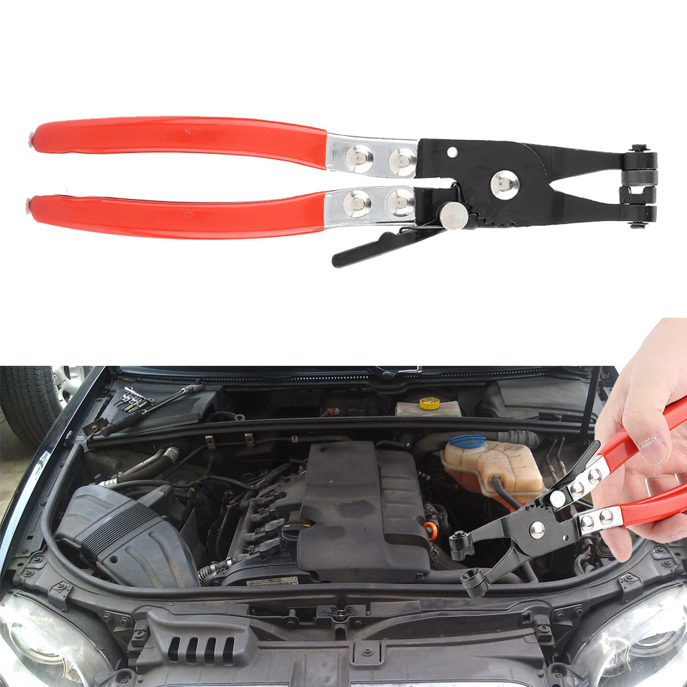 Flexible Schlauchschellenzange H-form, Gerade Nut, Kfz-reparaturwerkzeugset, Schlauchschelle, Hochbelastbarer Stahl, Professioneller Einsatz