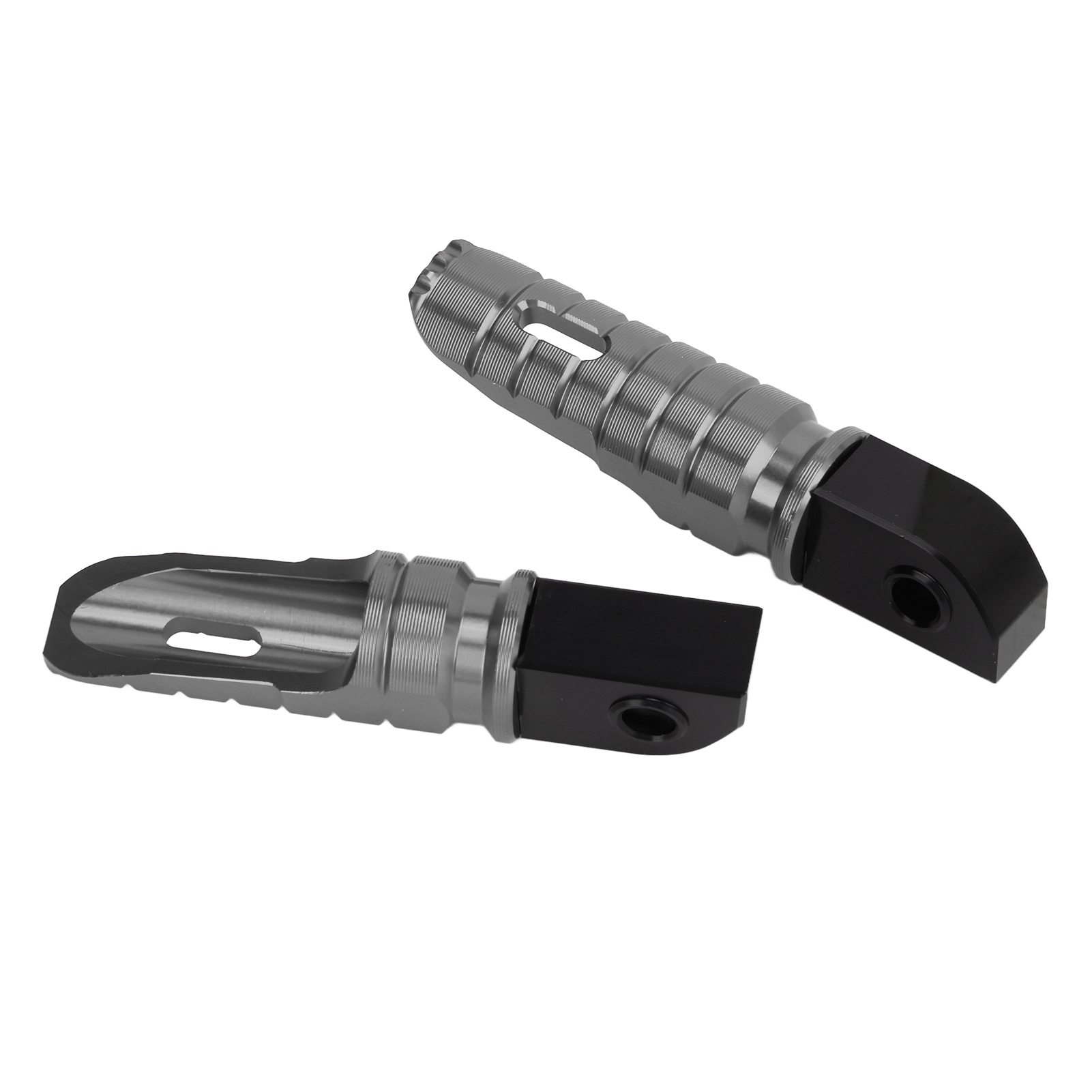 Cnc-gefräste Soziusfußrasten Aus Aluminium Für Motorräder, Retro-ersatzset Für Street Scrambler 900 2016-2021, Farbe Titan, Robustes Zubehör.