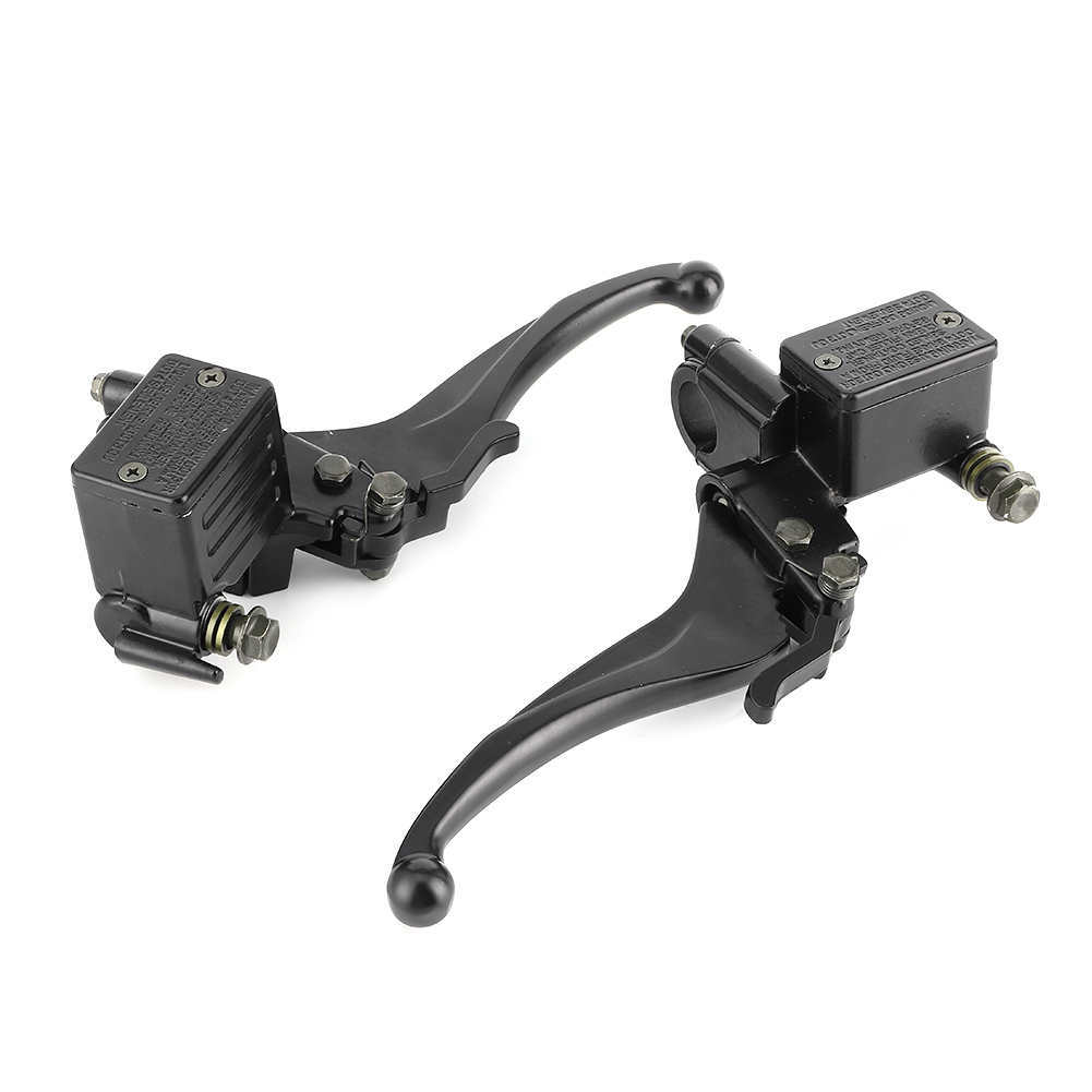 Paar 22-mm-hydraulikkupplungspumpen (links/rechts) Mit Handbremshebel Und Feststellbremse Für 150-ccm- Und 250-ccm-atvs Mit Gy6-motorrad