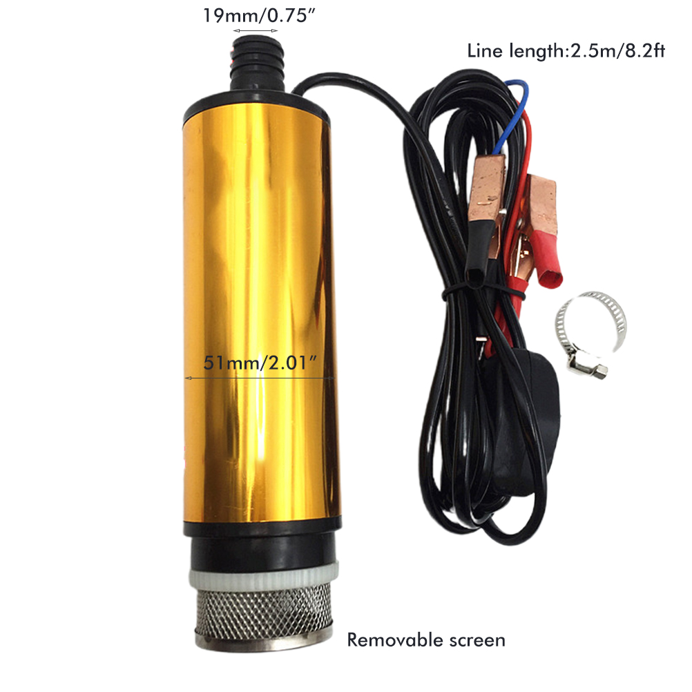 12-v-elektro-dieselpumpe, Rostfreier Kraftstoffspender, Transferset Mit Schlauch, Für Landwirtschaft Und Kraftfahrzeuge