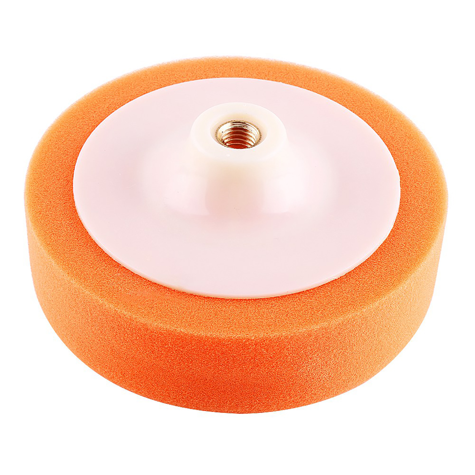 Packung Mit 1 Schaumstoffscheibe, 15 Cm (6 Zoll) Zum Polieren, Glätten Und Wachsen, Geeignet Für Autopoliermaschinen, Orange Farbe, Schleifpad.