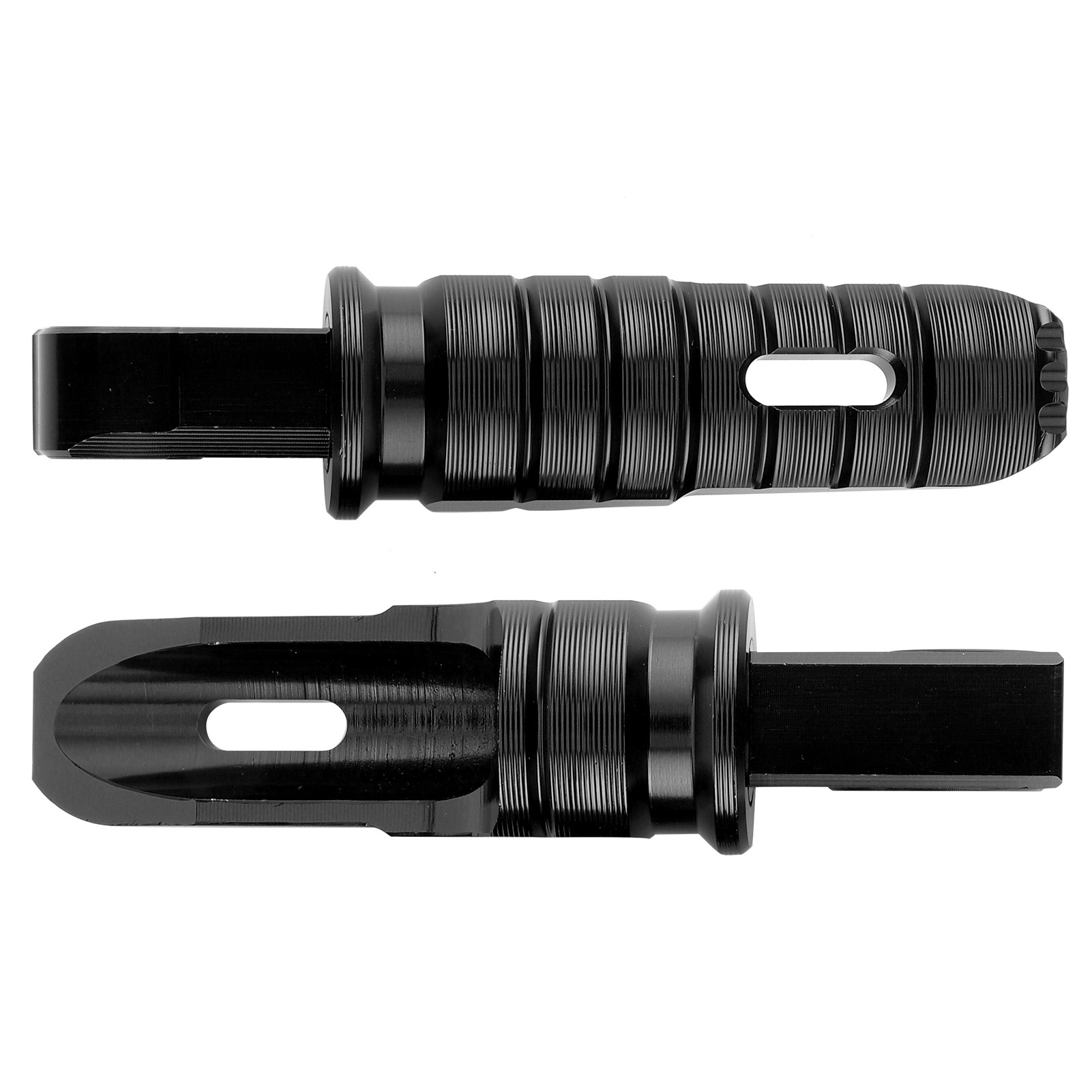 Paar Motorrad-fußrasten Hinten Fp257-set Passend Für Suzuki Gsxs1000 Gsxr600 Gsr750 (schwarz)