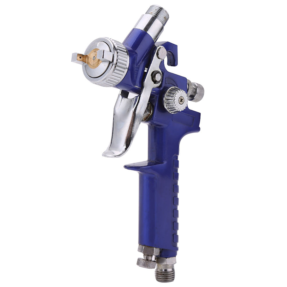 Mini-100-cm³-hvlp-farbspritzpistole, 1,0-mm-düse, Schwerkraftzufuhr, Auto-airbrush-set, Niederdruck-druckluftspritzgerät