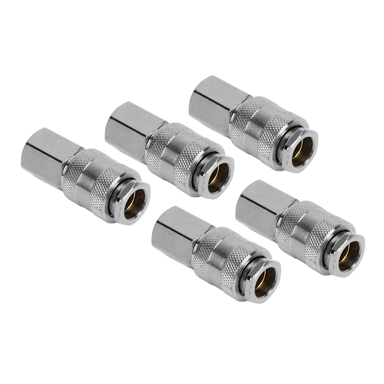1/4"-npt-schnellkupplung (innengewinde) Für Druckluftwerkzeuge, 5er-pack, Wasserdicht Und Langlebig, Zuverlässige Verbindung Für Auto Und Werkstatt