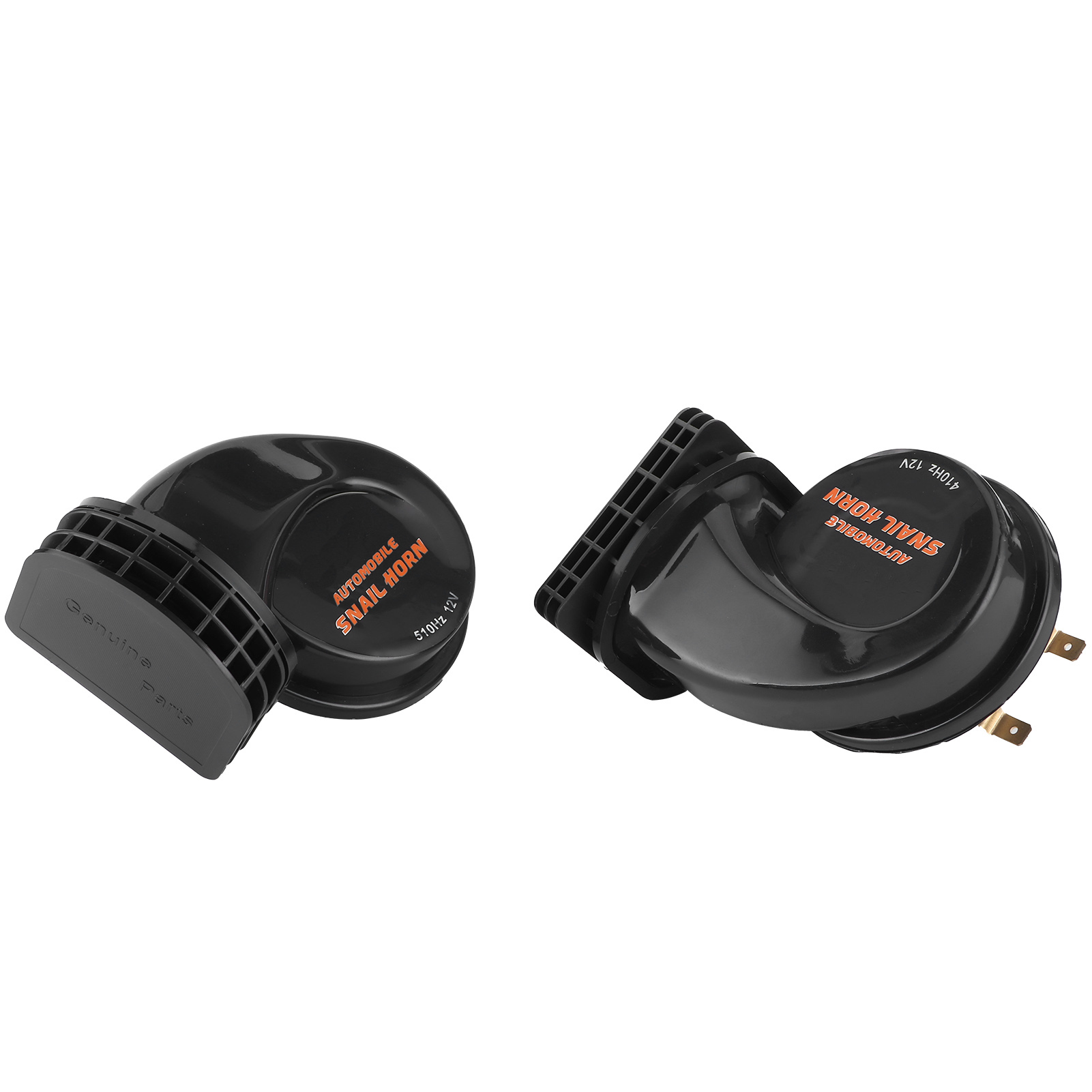 Paar Universelle Schneckenhörner 12v Doppelton-sirenen Wasserdicht Für Atv Utv Minibus Motorrad