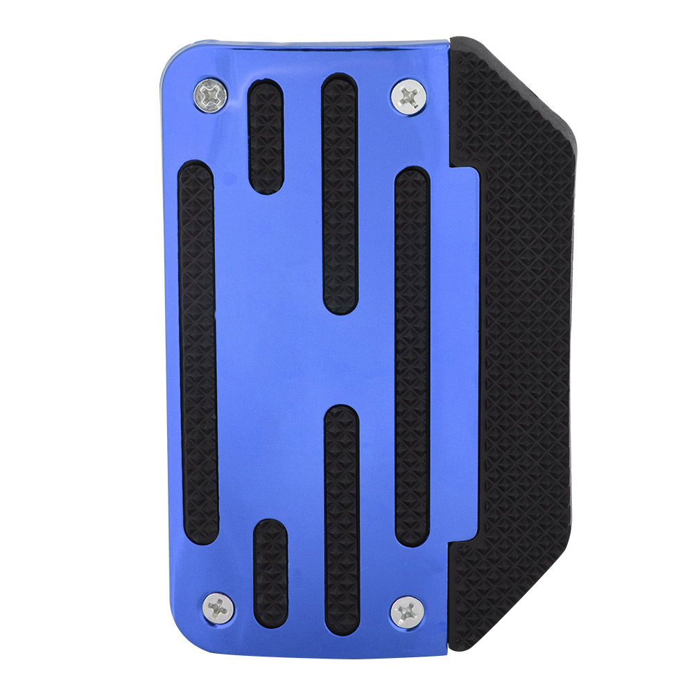 Rutschfeste Gas- Und Bremspedale Aus Aluminiumlegierung Für Automatikfahrzeuge, Blaue Pedalabdeckung, Autozubehör, 2-teiliges Set