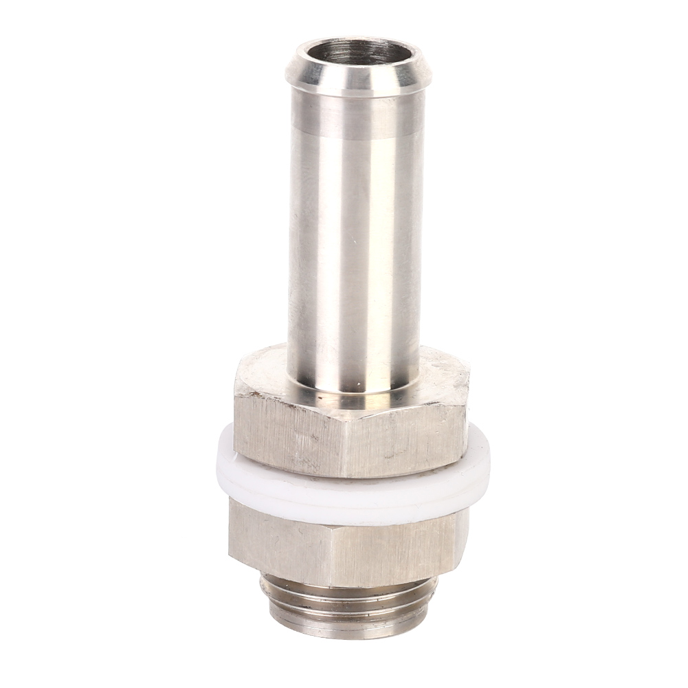 16mm 5/8in Turbo-ölrücklaufstopfen-adapter, Kurbelgehäuseentlüftungsanschluss, Stahlgewindeanschluss, Motorentlüftungszubehör, Universelles Ersatzteil.