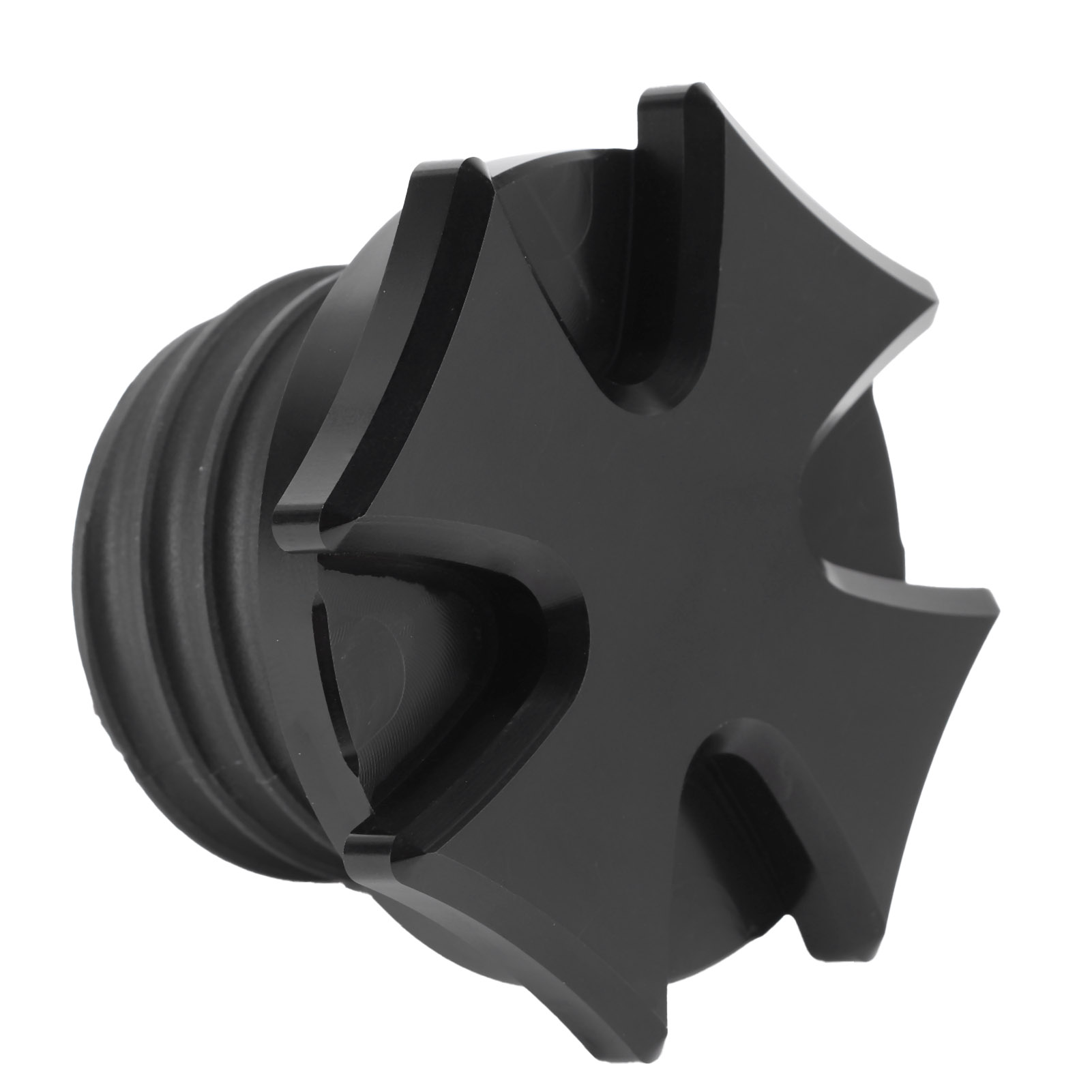 Schwarzer Tankdeckel Aus Aluminium, Ersatzdeckel Für Motorräder, Passendes Tankzubehör.