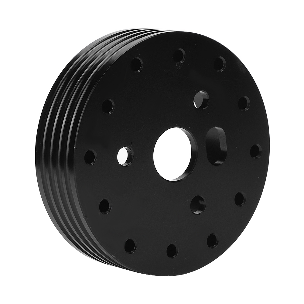 1-zoll-aluminium-lenkradnaben-distanzadapter, Schwarz, Für 5/6-loch- Auf 3-loch-felgen, Umrüstsatz