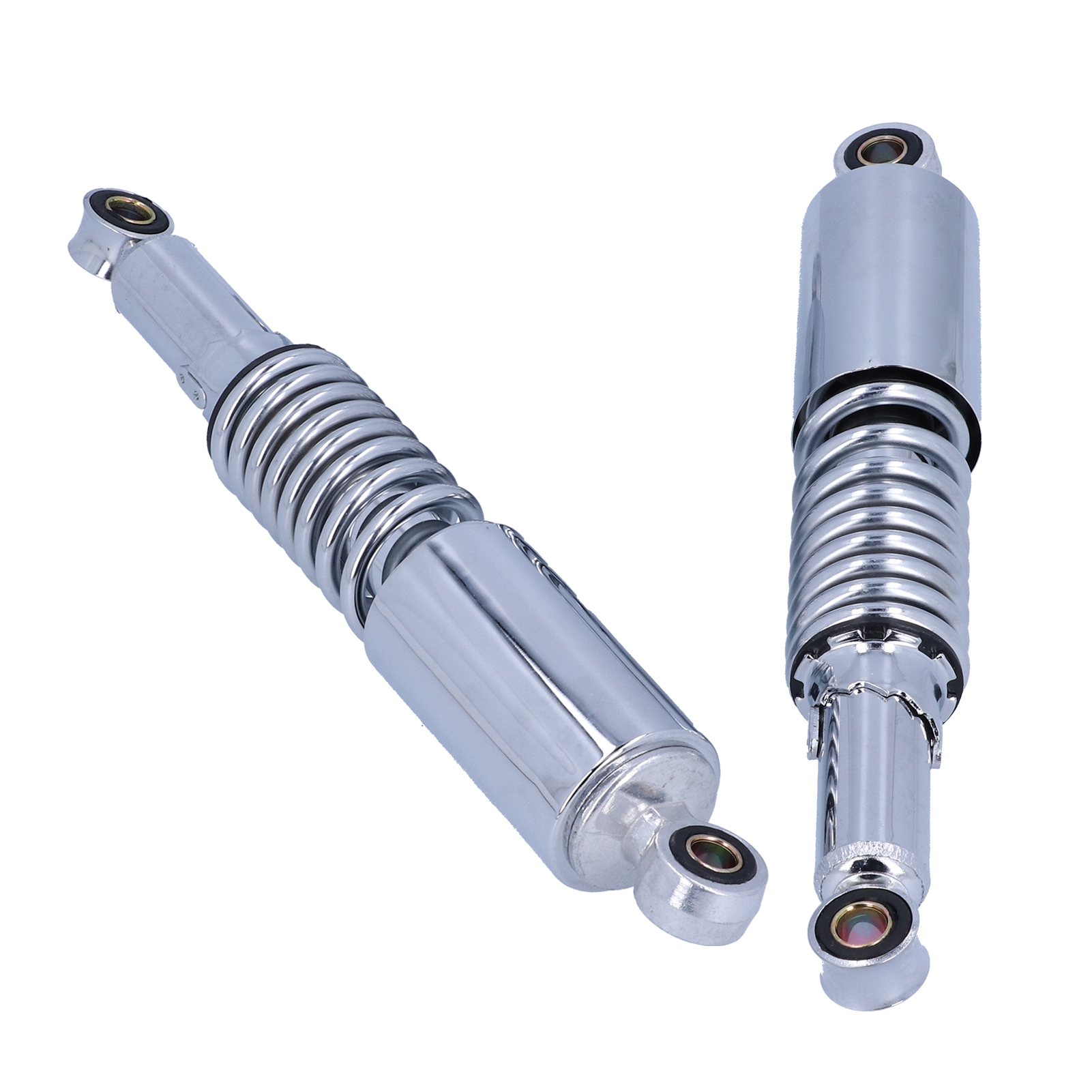 Paar 12,5-zoll-stoßdämpfer Aus Edelstahl Für Motorräder, Passend Für 125-cm³-, 150-cm³- Und 200-cm³-motorräder, Federungssatz
