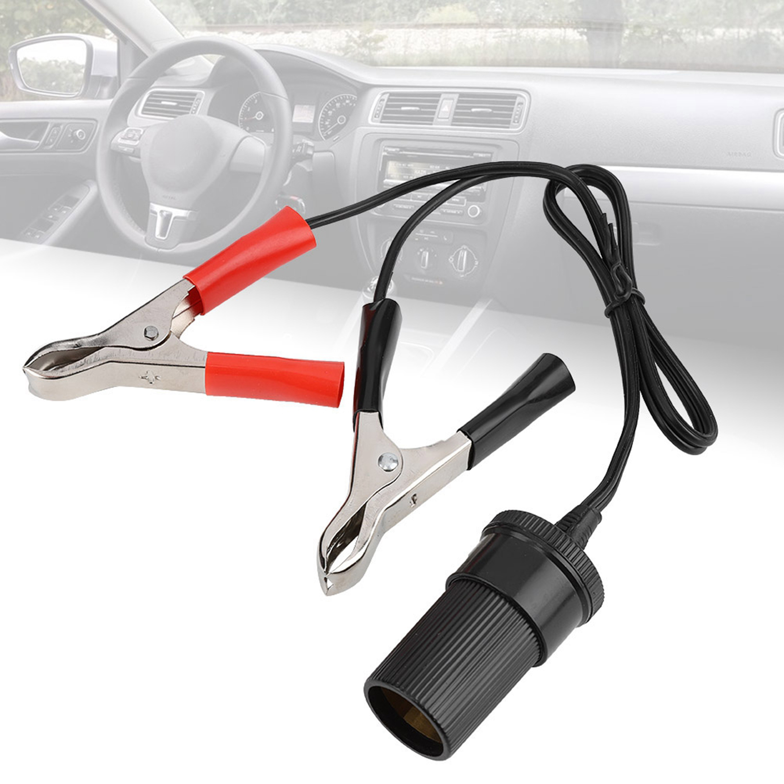 12-v-autobatterie-zigarettenanzünderadapter, Reiseladegerät Mit Batterieklemme, Kfz-zubehörsteckdose