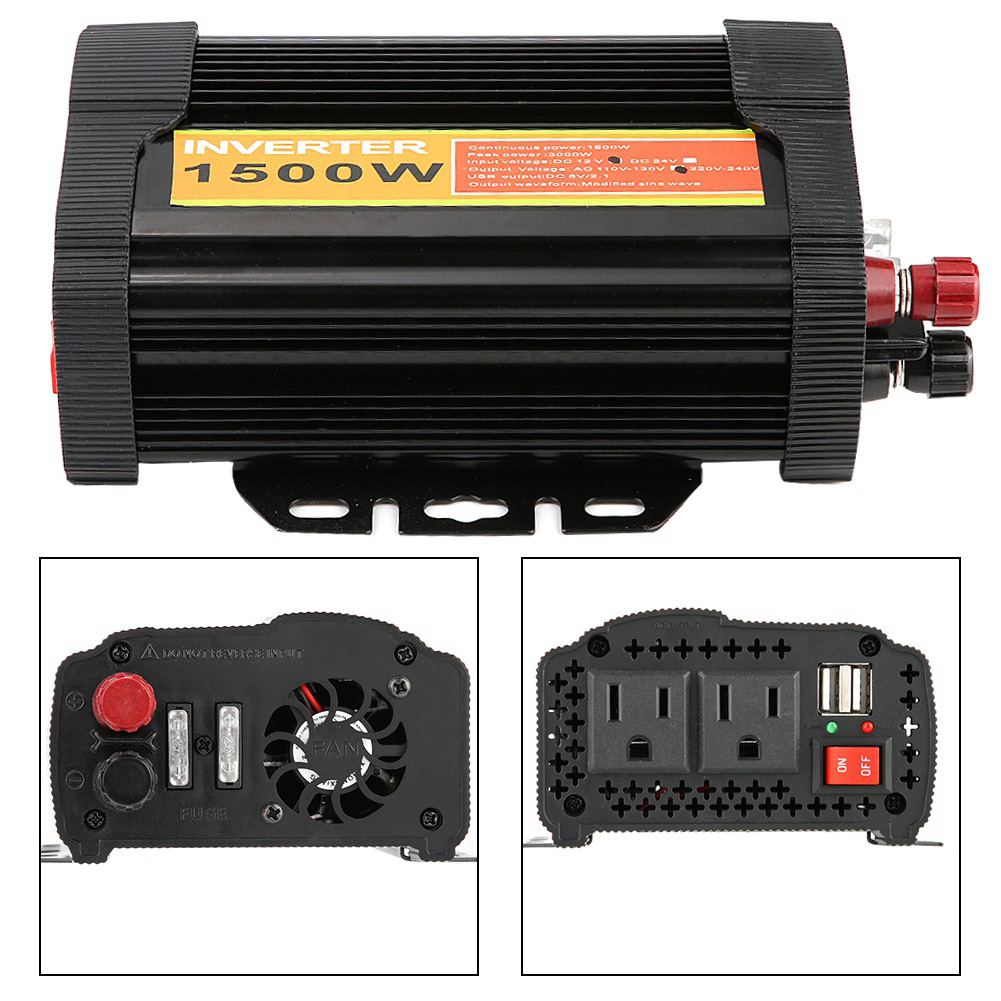 12v Auf 110v Ac 1500w Kfz-wechselrichter, Spannungswandler, Ladegerät