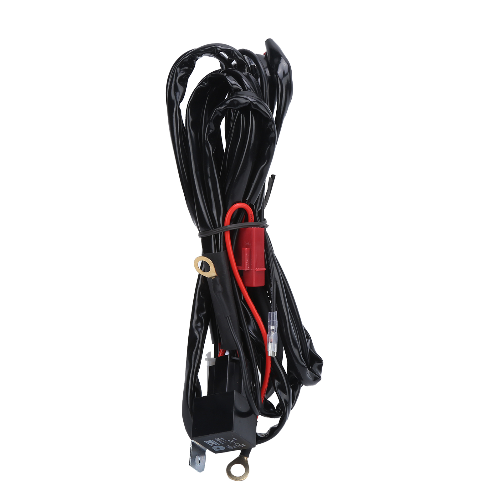 12v 3m Led-kabelbaum, 1 Bis 2 Strahler, 40a Relais, Integrierte Flachsicherung, Ip67 Wasserdicht, Universell