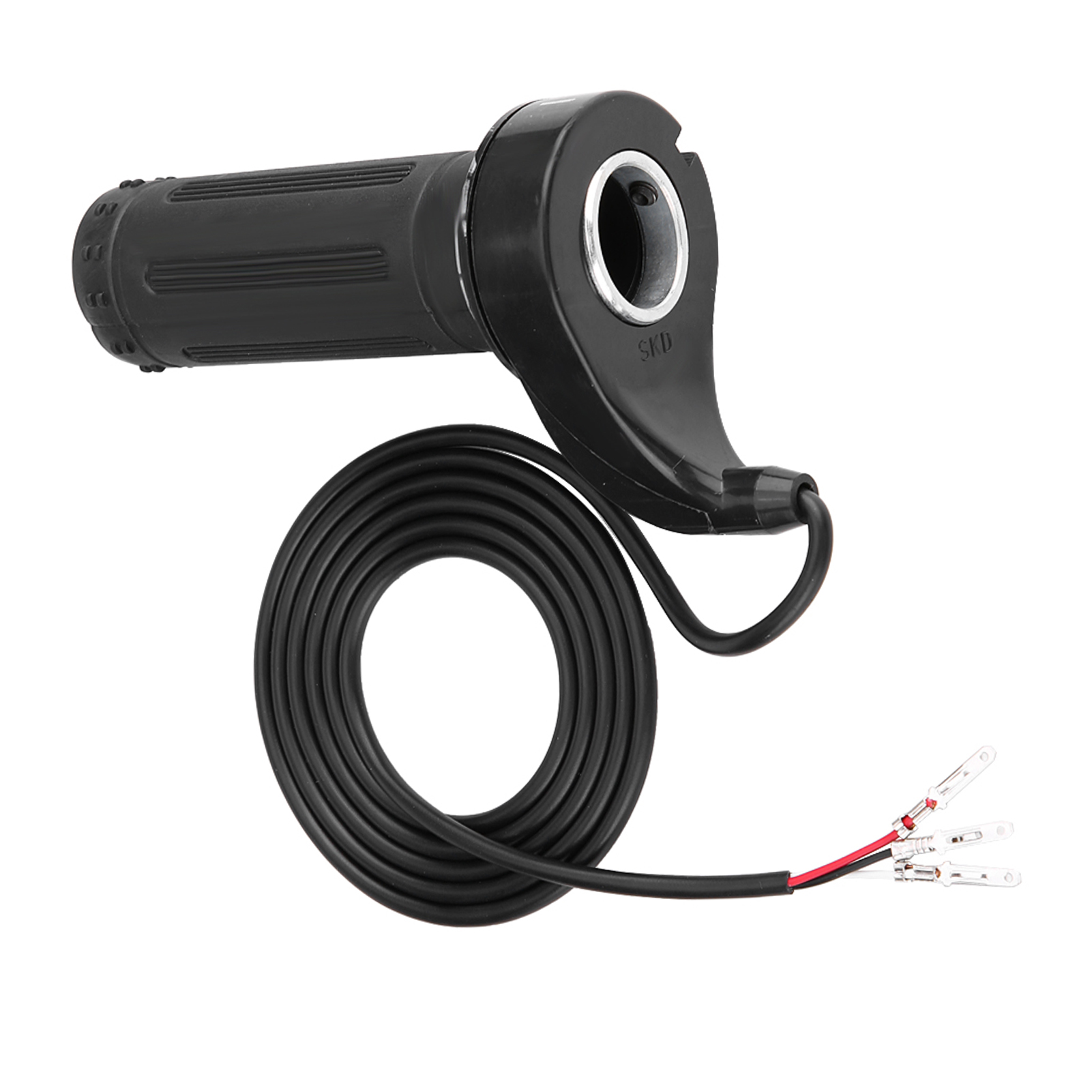 Universeller Gasgriff Für Motorräder Und Elektroroller, Drehbarer Lenker Mit 3-adrigem Kabel, Anpassbar, Robust, Schwarz
