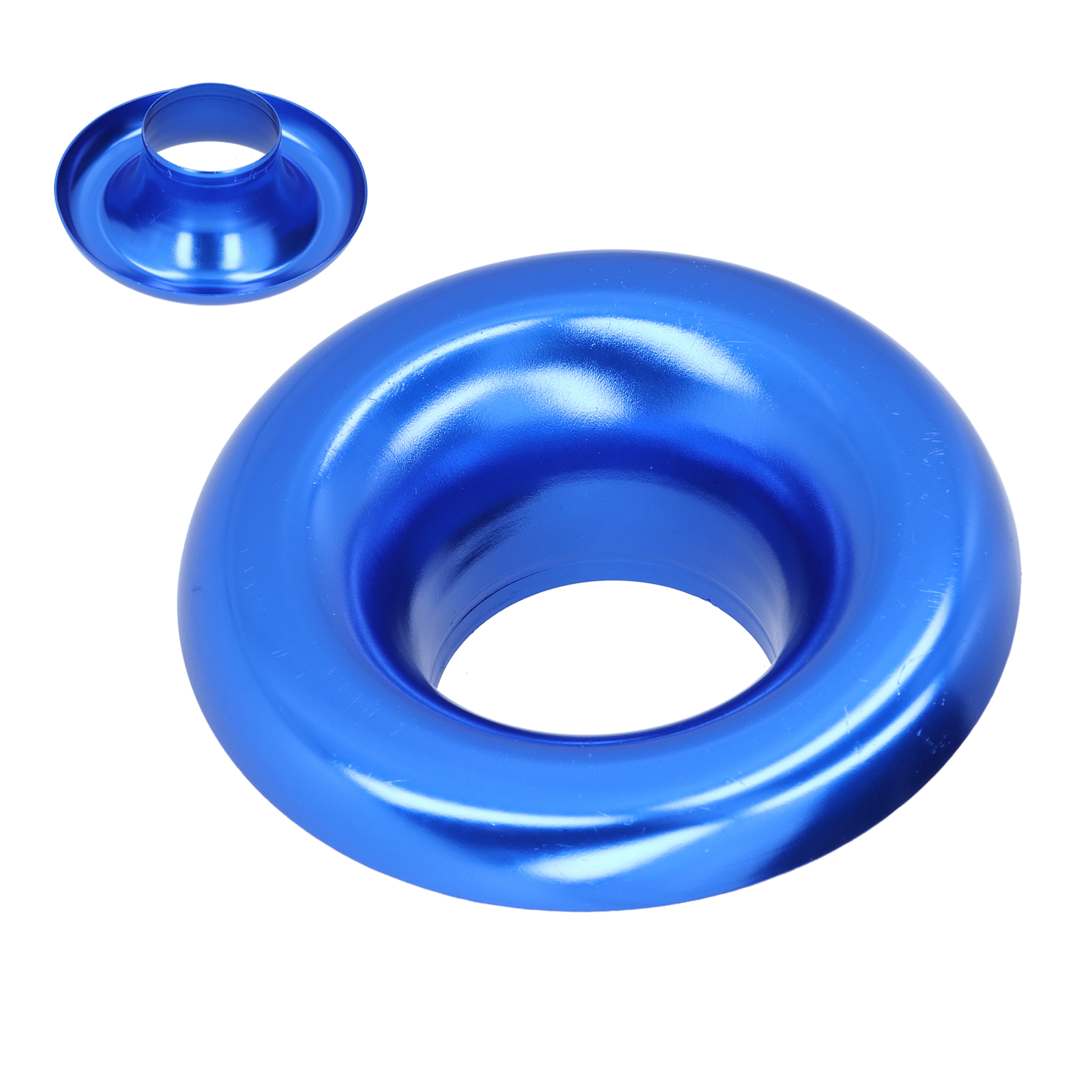 73 Mm/2,9 Zoll Short Ram Kaltluftansaugung Für Autos, Aluminium-turbo-trichteradapter, Blau
