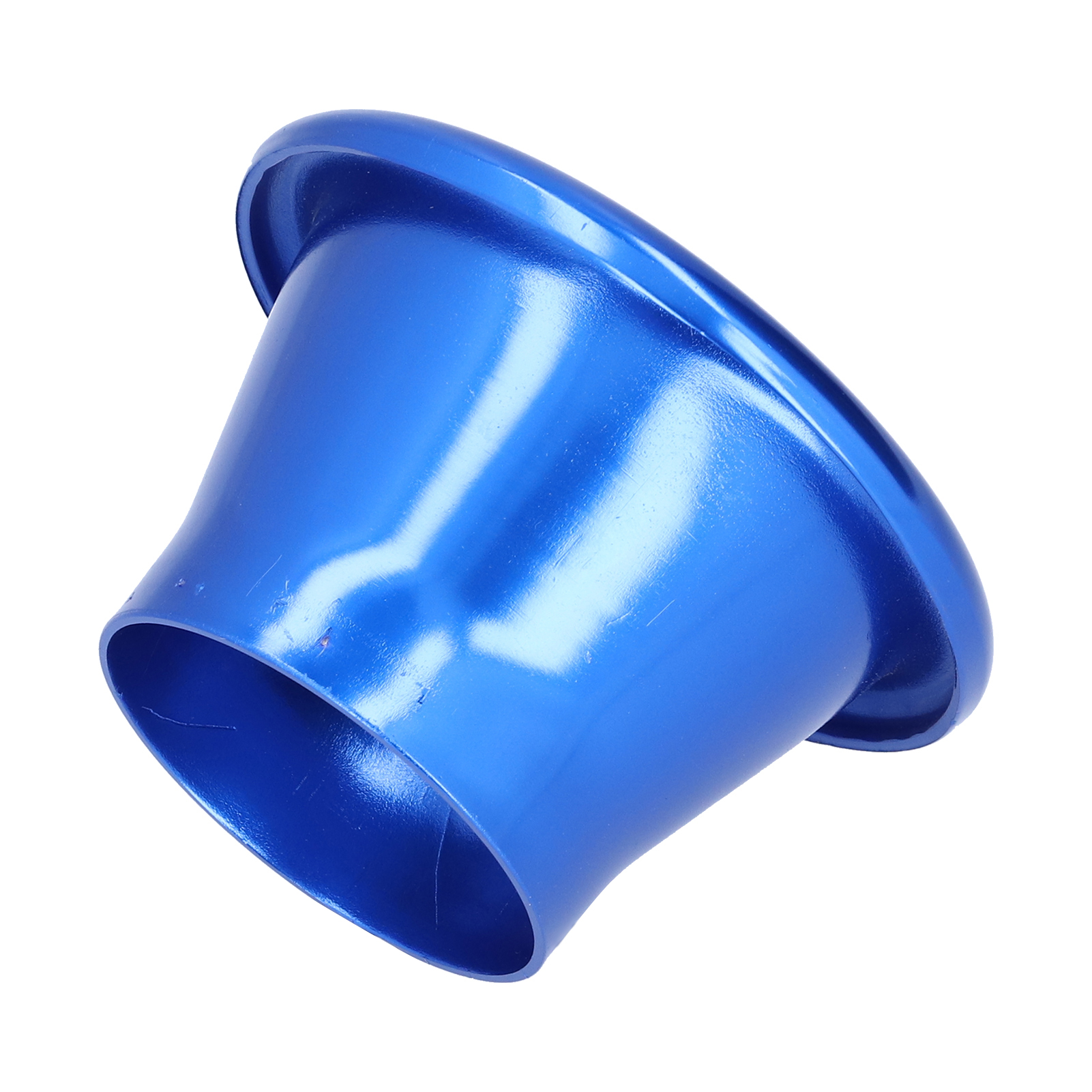 2,6-zoll-kaltluftansaugrohr, Geschwindigkeitskegeladapter, Blau, Cnc-gefrästes Aluminium, Leistungssteigerung Für Autos