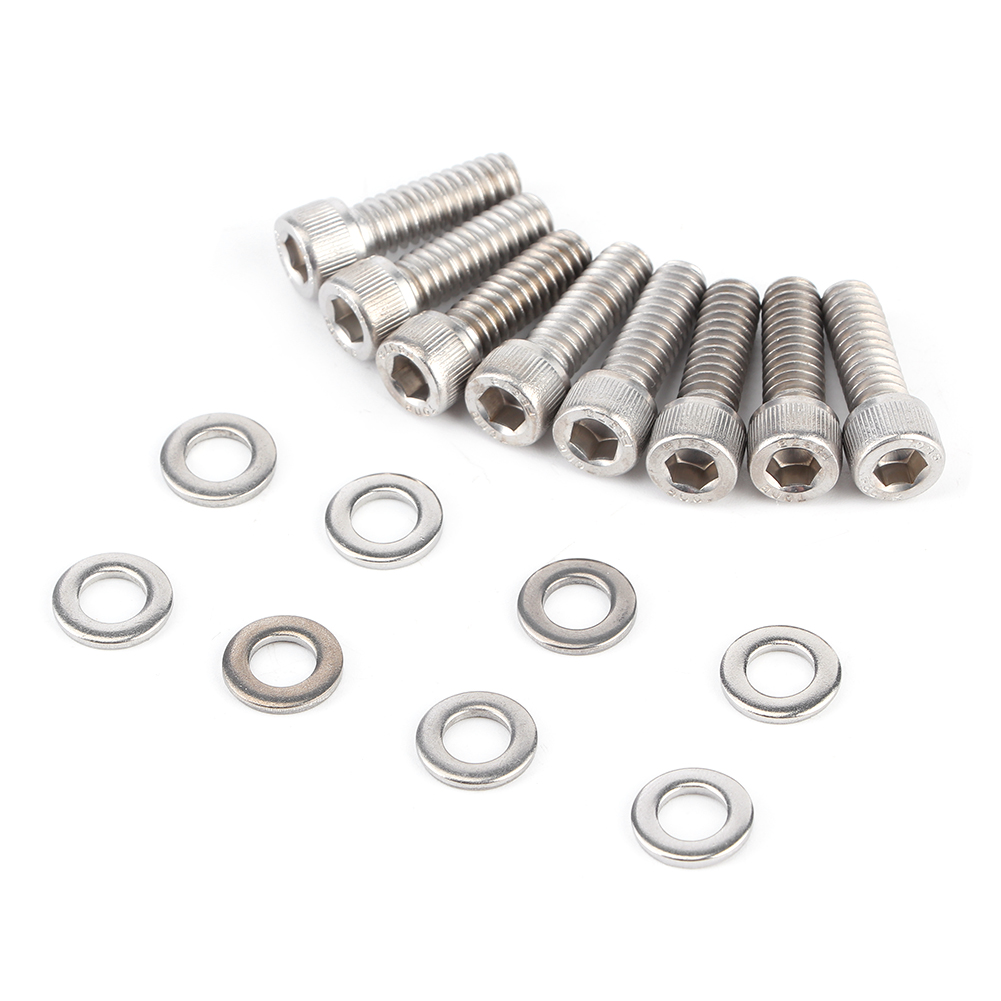 Stück Sbc-ventildeckelschrauben 104003 Mit Dichtung, Passend Für Chevrolet 265, 283, 302, 305, 327, 350, 400 Sb