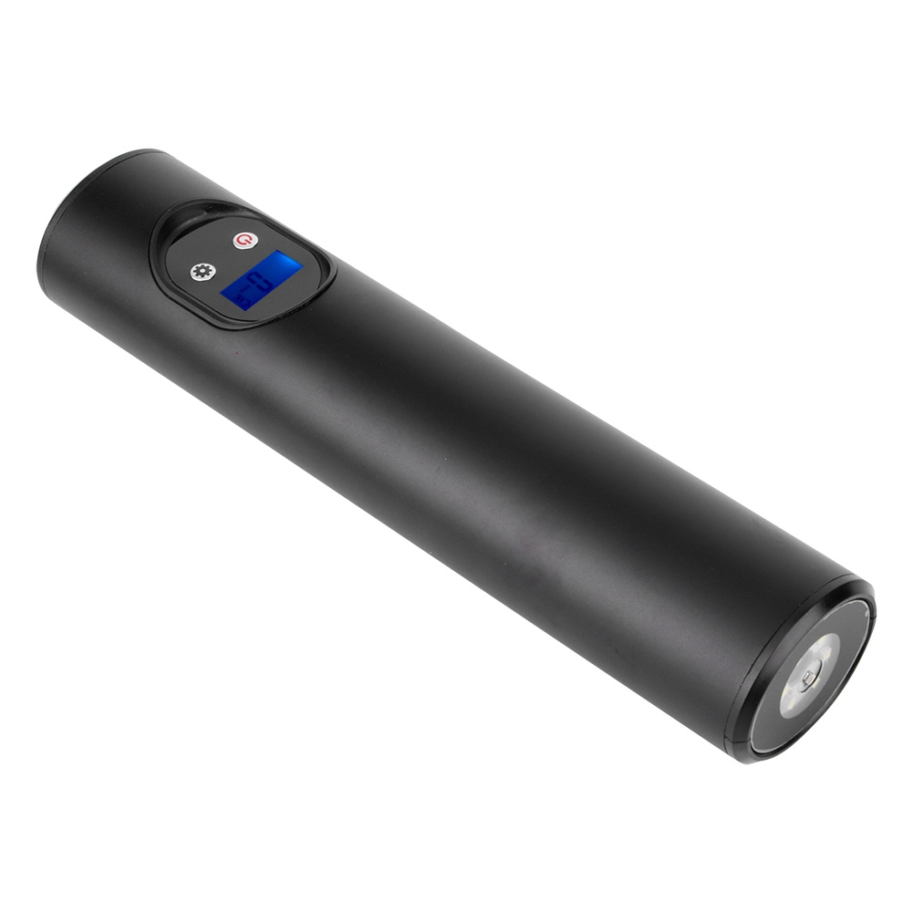 12v Handluftpumpe 150pis Digitaler Reifenfüller Für Auto, Fahrrad, Motorrad, Schwarz