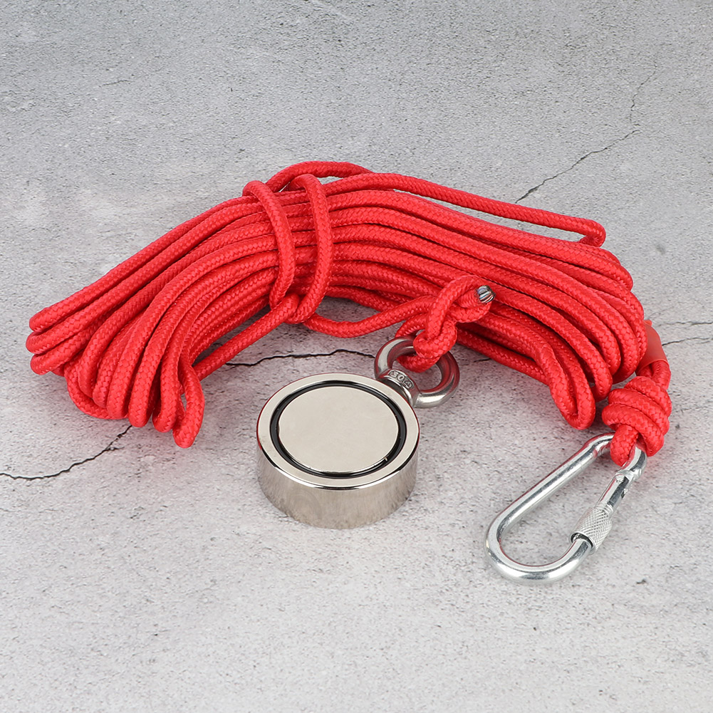300 Kg Bergungsmagnet, Für Meeresfischen, Jagen Und Rettungseinsätze, Mit 10 M Seil, Leistungsstarker Hebemagnet