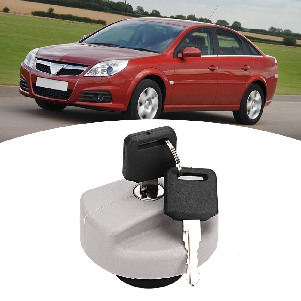 Tankdeckel, Grau, Abschließbar + Schlüssel 1702834 93224461 Passend Für Vauxhall Opel Vectra Astra