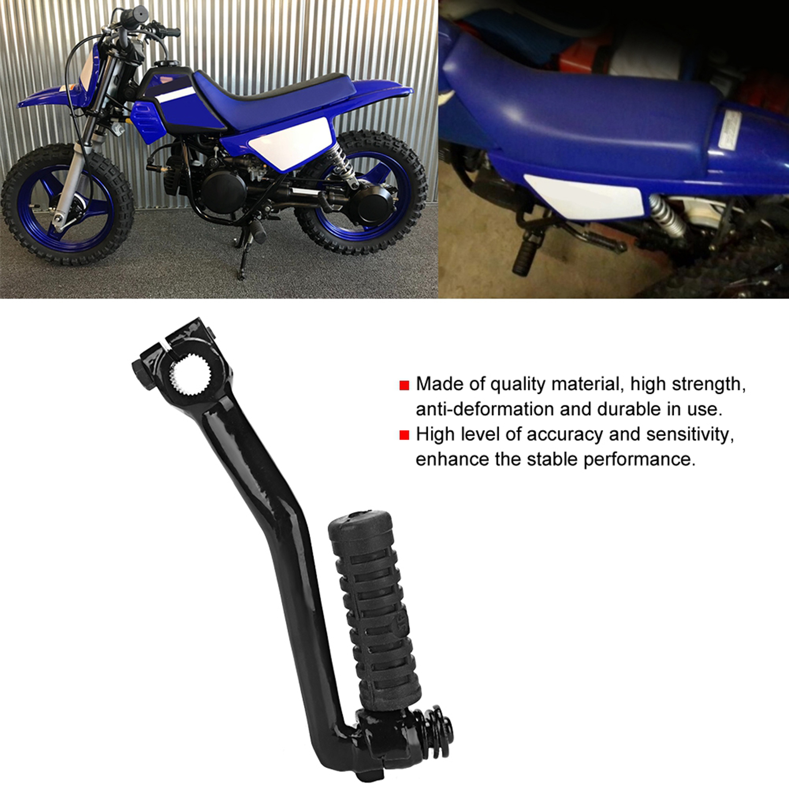 Kickstarterhebel Aus Aluminiumlegierung Für Yamaha Pw50 50ccm, Ersatzteil Für Kickstarter, Robustes Motorrad-kickstarterpedal, Zubehör Für Motorumbauten