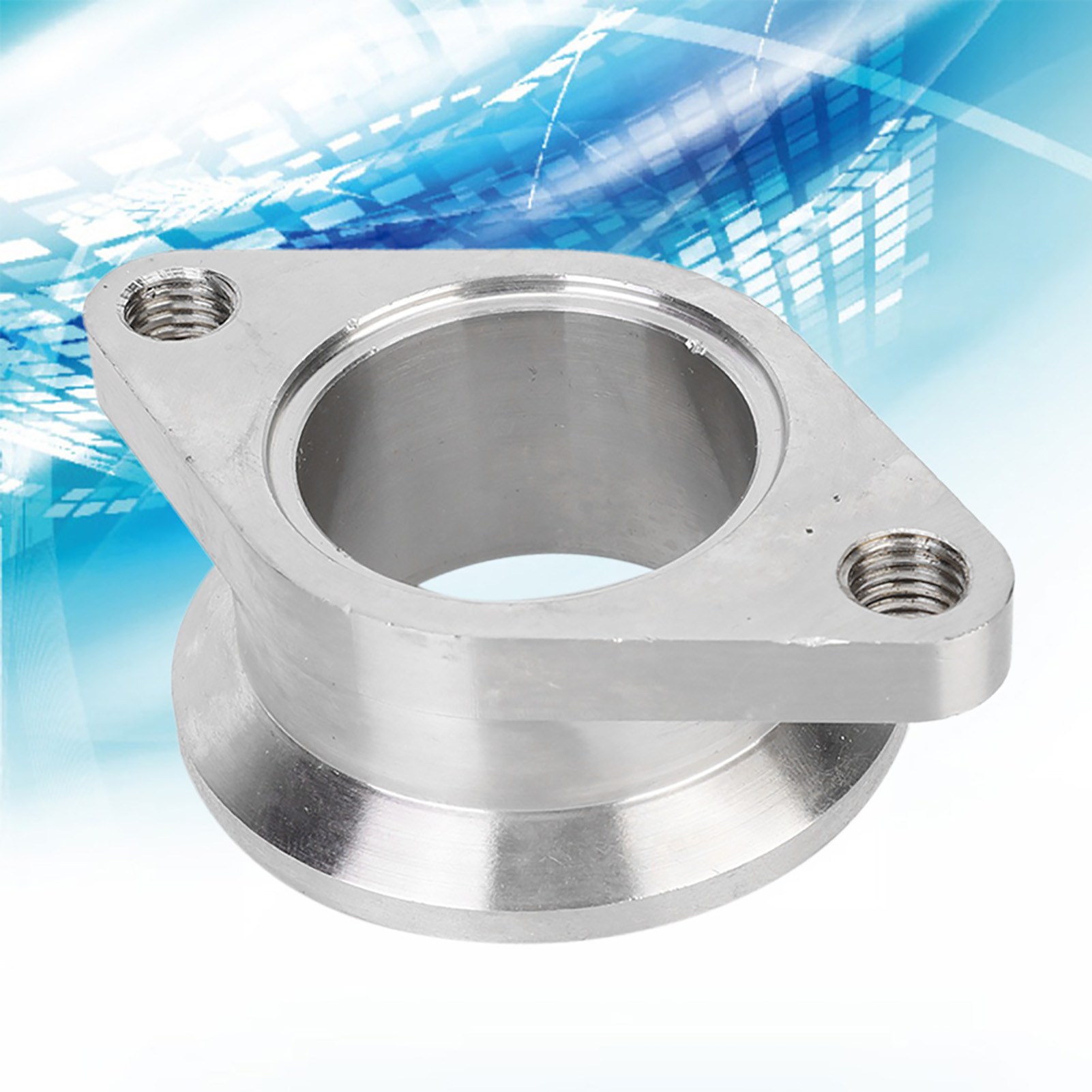 Universeller Edelstahlflansch, 1,5 Bis 1,7 Zoll V-band-flanschadapter Für Mvr-wastegate, Turbo-wastegate-anschluss, Hochleistungsverbinder, Hochleistungs-ersatzteil