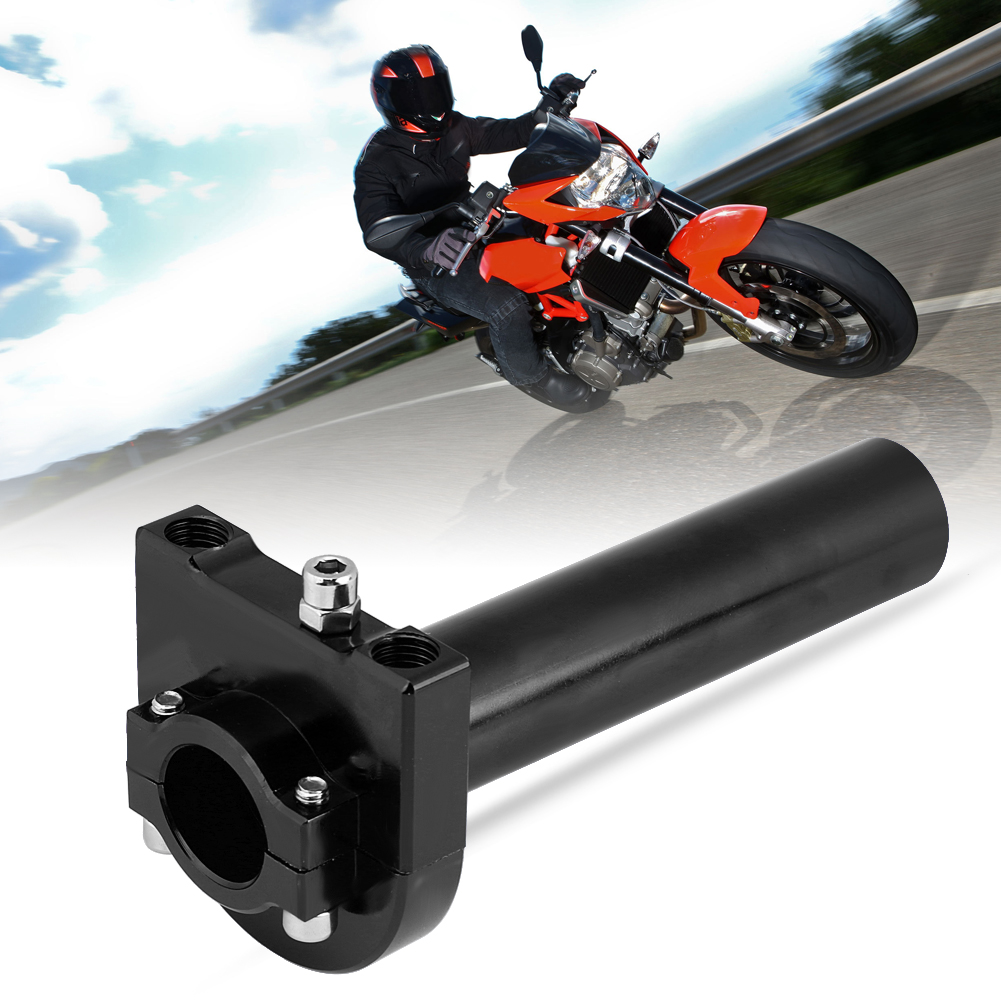 22-mm-gasgriff (7/8 Zoll) Für Motorräder, Roller Und Motocross-maschinen Schwarzer Lenker Drehgasgriff-set Torsionsgriffe Motorradteil