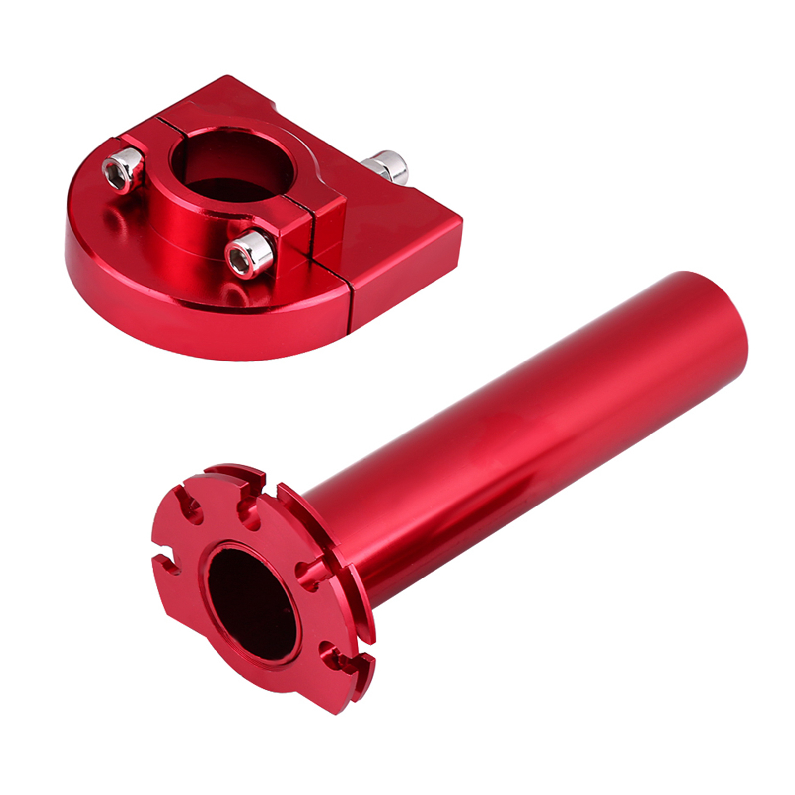 22 Mm (7/8 Zoll) Gasgriff Für Motorrad-, Roller- Und Motocross-lenker, Rote Drehgriffe, Gasgriff-austauschset