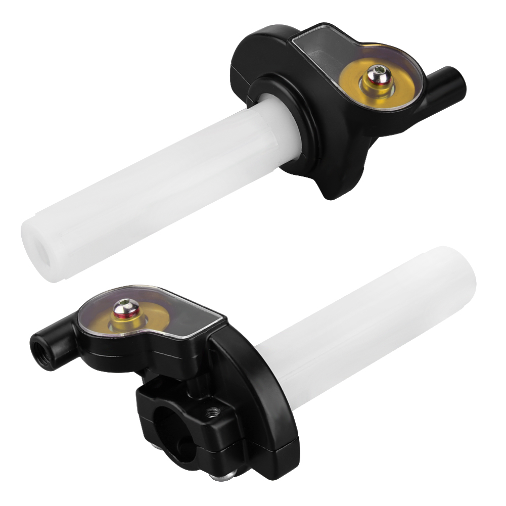 22-mm-motorradgasgriffe, Orangefarbener, Drehbarer Griff Für Dirtbikes, Lenkerkit Mit Rolle, Enduro-gasgriff, Gasgriffersatz.