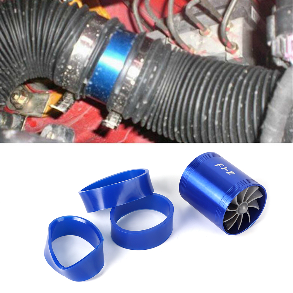 Luftansaugung Turbo Kompressor Doppellüfter Kraftstoffsparend F1‑z Auto Modifikationszubehör