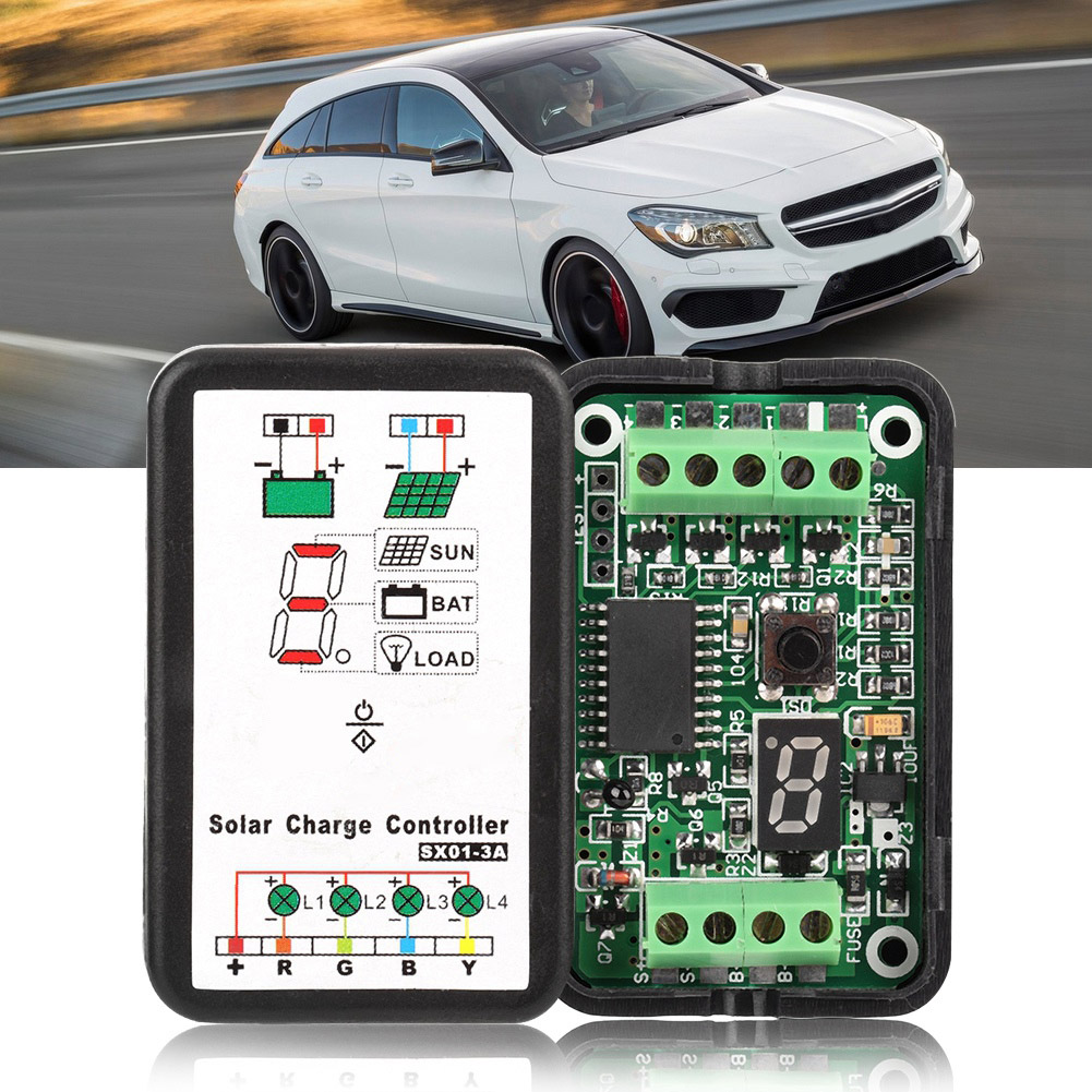 6v/12v Pwm-solarladeregler, Kompatibel Mit Lithium- Und Ni-mh-akkus, Intelligenter Regler Für Solarmodule