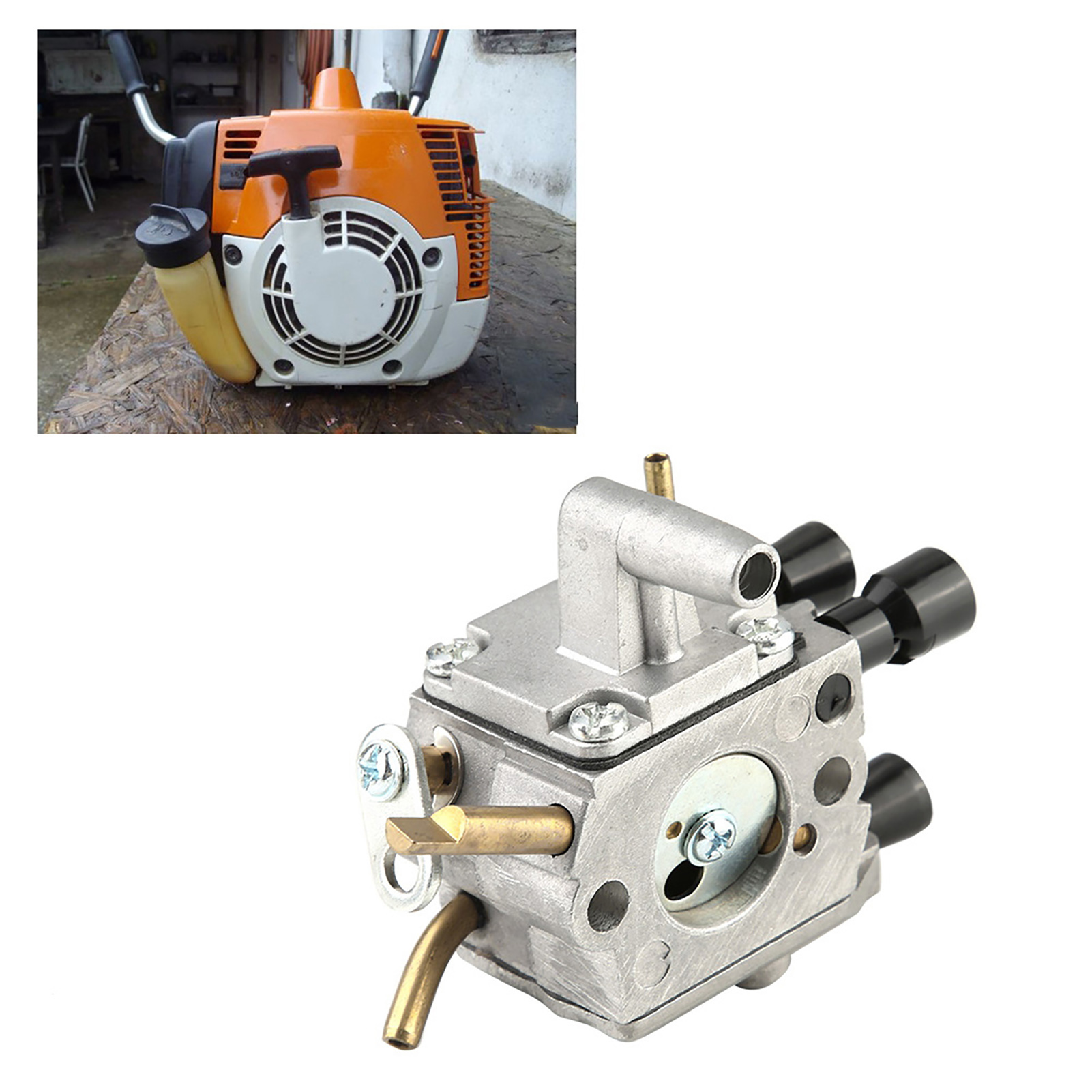 Ersatzvergaser Kompatibel Mit Stihl Fs120 Fs200 Fs202 Ts200 Fs250 Fs300 Fs350, Universalvergaser Für Freischneider Und Kettensägen