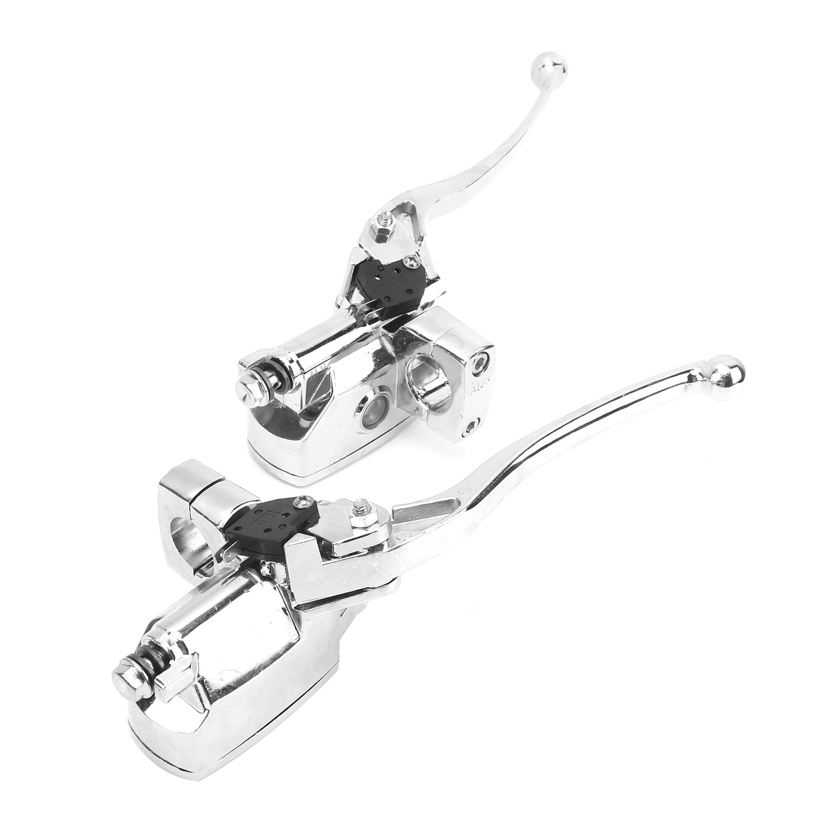 Paar Universelle 1-zoll-motorradlenker-hydraulikbrems- Und Kupplungs-hauptzylinder Aus Aluminiumlegierung