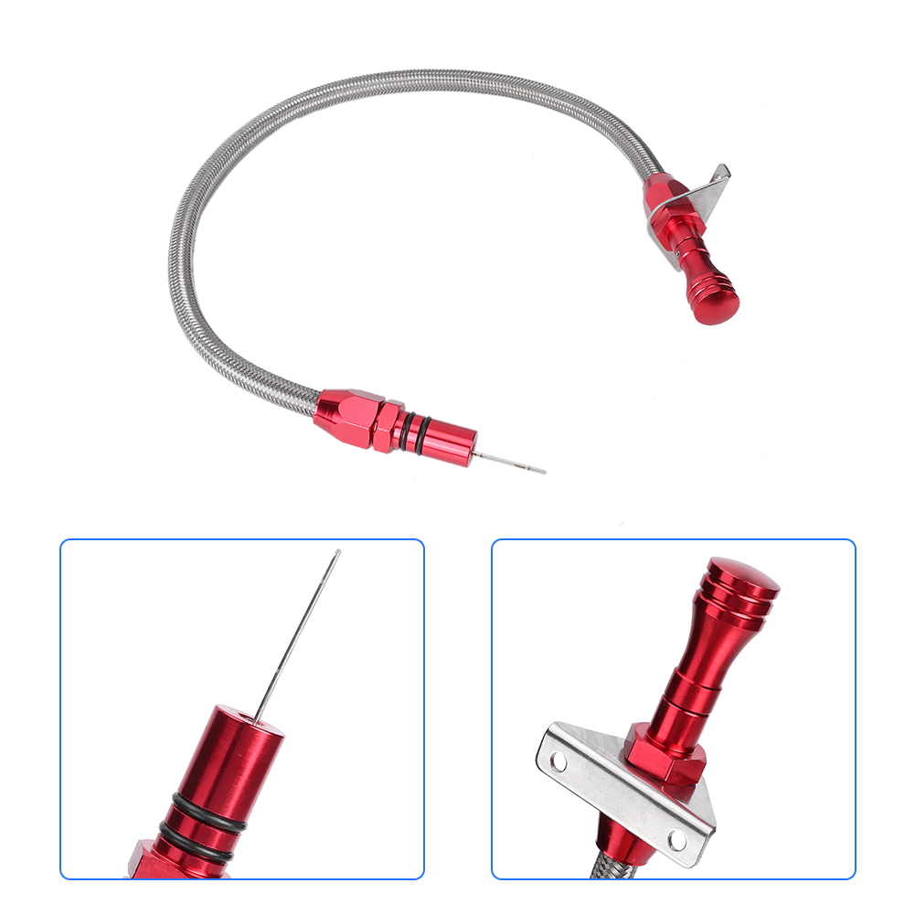 Ölmessstab Aus Edelstahl Für Das Automatikgetriebe, Passend Für Chevrolet/gm Th350 350 (rot)