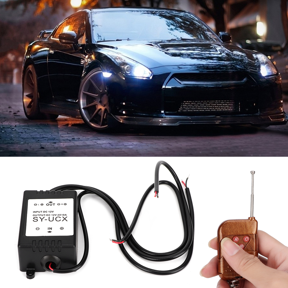 12v 1,5w Universelles Drahtloses Led-blitzsteuerungsmodul Für Tagfahrlicht, Drl-blitzsystem Und Fernbedienung Für Autos Und Motorräder