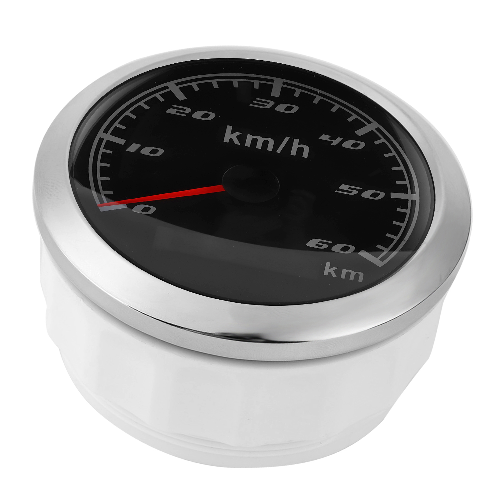 85-mm-gps-tachometer, 60 Km/h, Ip67 Wasserdicht, Universell Einsetzbar Für Boote, Yachten, Autos Und Motorräder, Schwarzes Zifferblatt