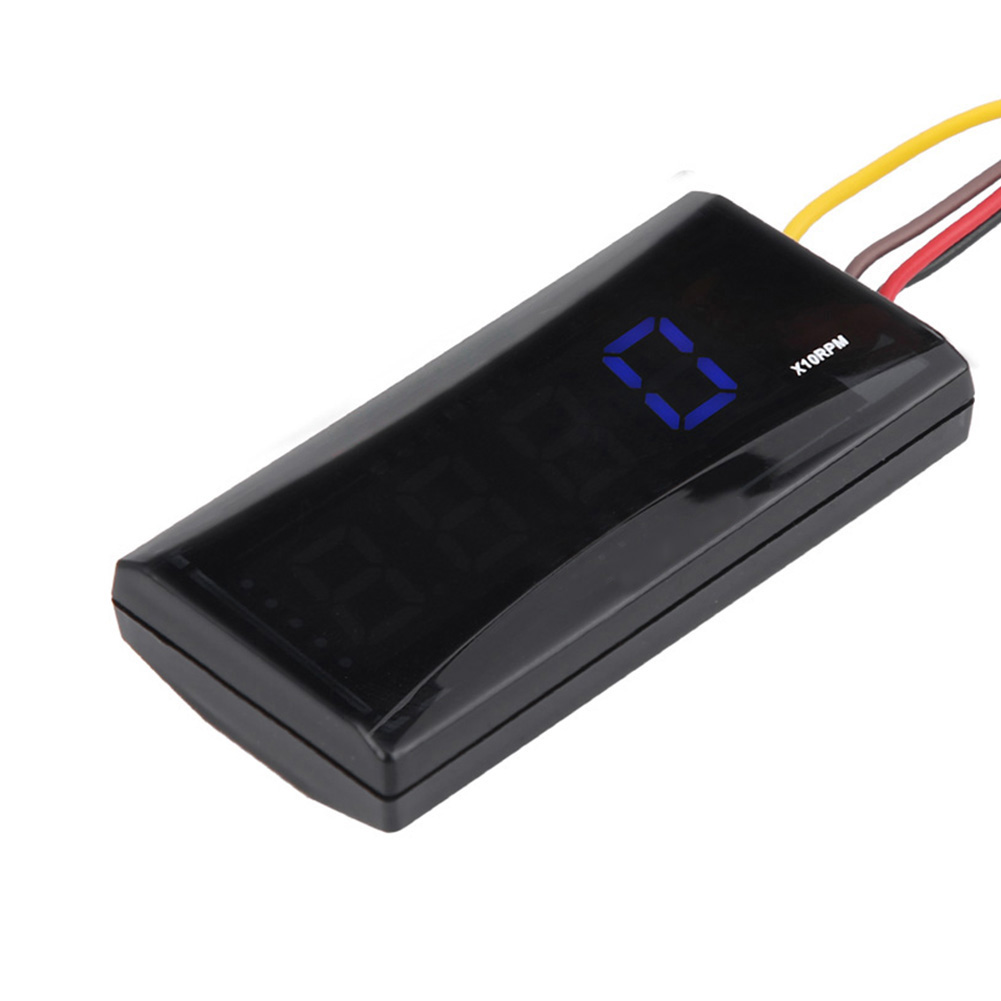 Led-digitaltacho Für Motorräder, Drehzahlmesser (8–18 V Dc), Kompatibel Mit Honda-, Yamaha- Und Kawasaki-motorrädern, Motordrehzahlmesser, Digitalanzeige