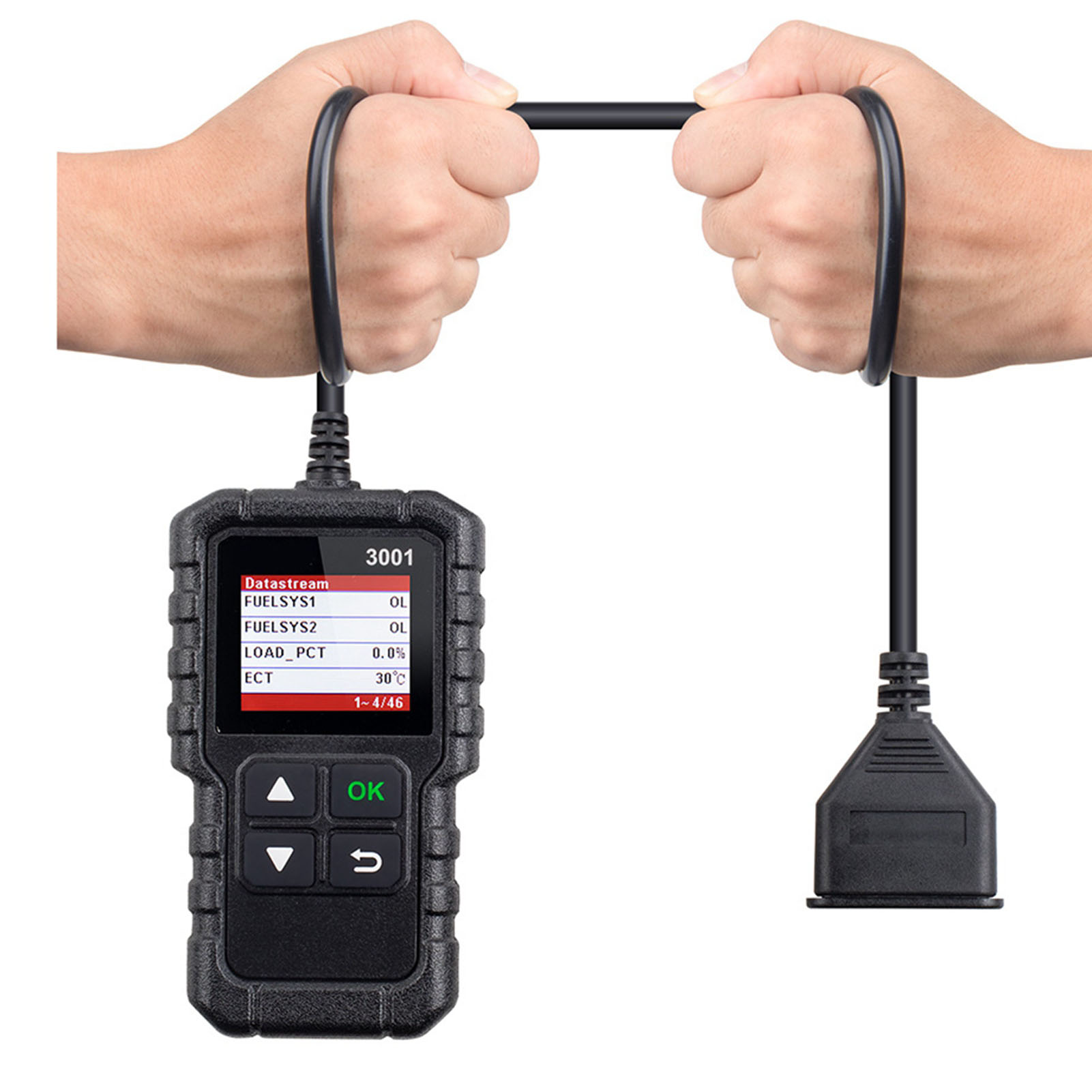Universeller Obd2-motorcodeleser, Multifunktions-lcd-bildschirm, Hocheffizienter Fahrzeugscanner Für Die Fahrzeugdiagnose, Fehlercode-lesegerät, Leistungsstarkes Digitales Display