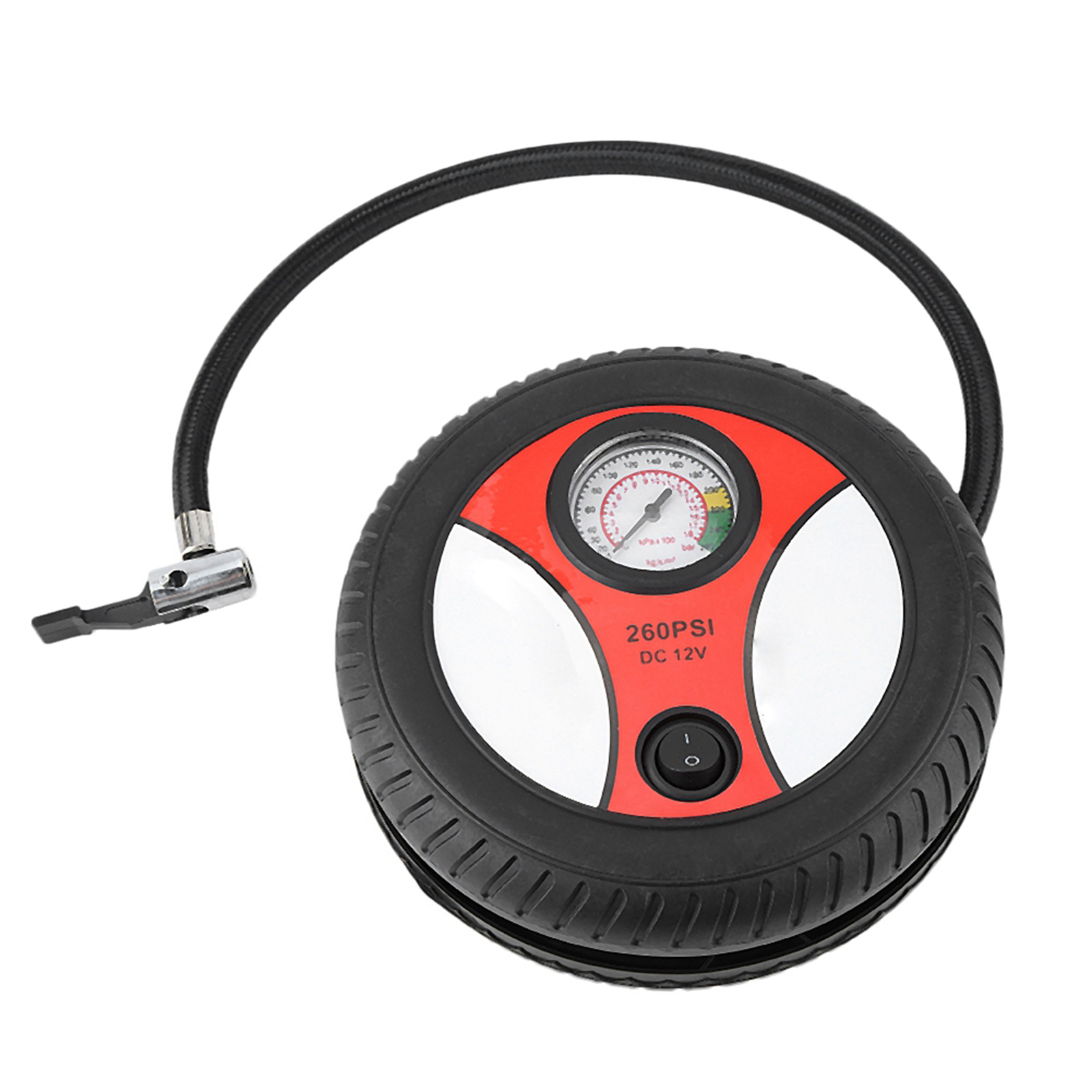 Tragbarer 12v-reifenfüller Für Auto, Motorrad Und Fahrrad, Luftkompressor Mit Optischem Manometer, Digitale Reifenpumpe, Automatisches Aufblaswerkzeug, 12 Volt.