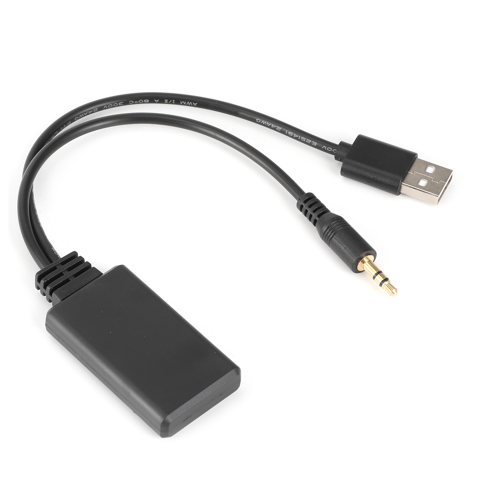 Bluetooth 5.0 Usb- Und 3,5-mm-klinkenadapter, Autoradio-audioempfänger, Aux-lautsprecher, Universalkabel