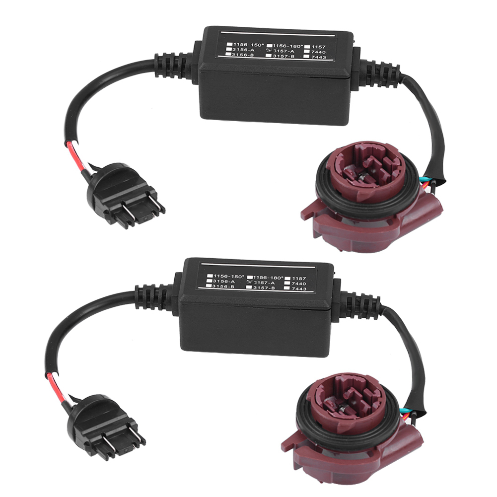 Konvolut Von 2 Led-decoder-adaptern 3157a Anti-hyperblink-anti-bug-blitz-fehlerkorrektur Canbus-bremslicht