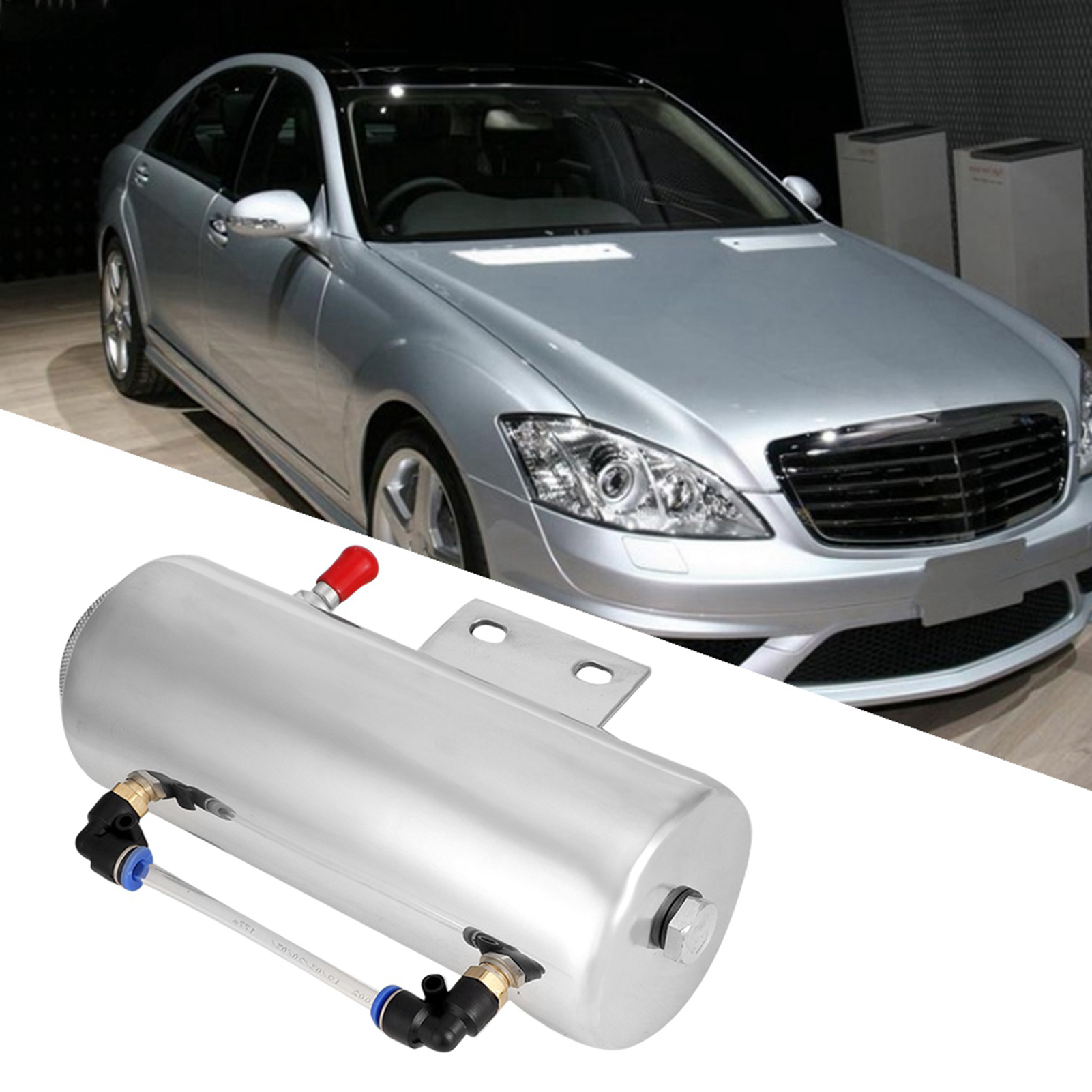 500-ml-kühlmittelbehälter Aus Aluminiumlegierung, Ausgleichsbehälter Für Kühler, Überlaufbehälter, Langlebiges Autoteil