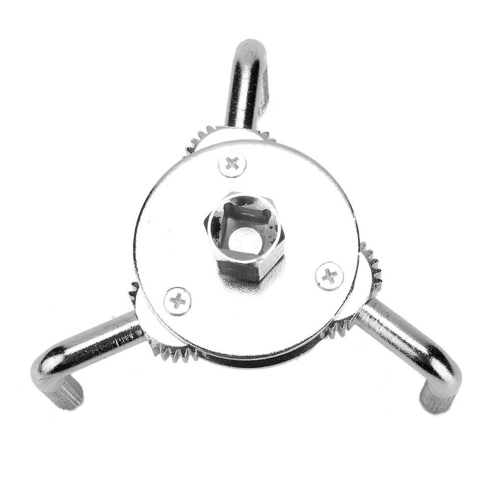Universeller 3-backen-ölfilterschlüssel, 63–105 Mm Ausbauwerkzeug, 3/8"-griff, Für Pkw Und Lkw, Rund, Robust