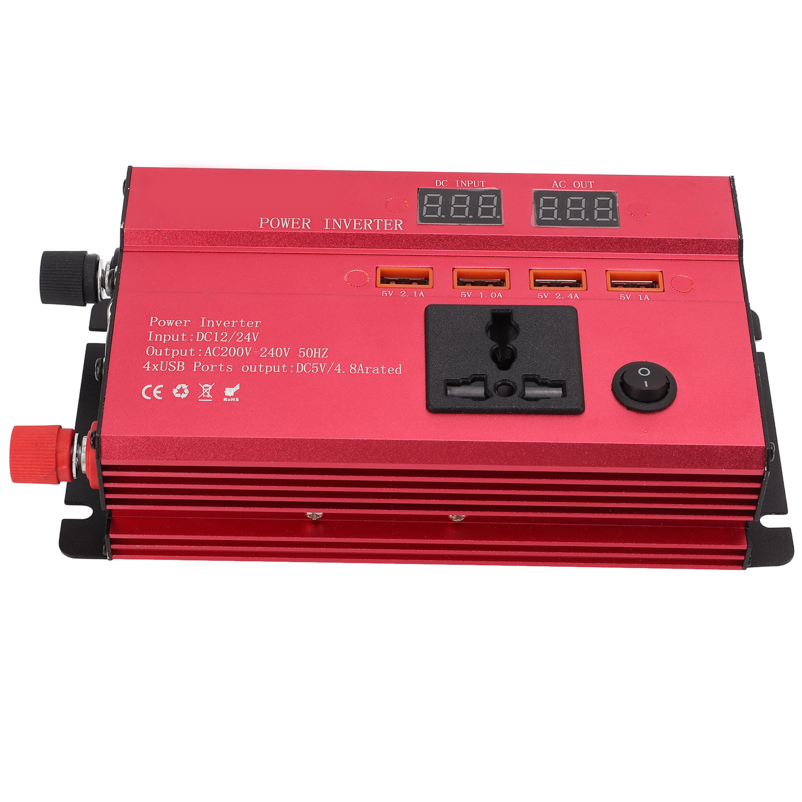 420-w-wechselrichter (12 V/24 V Auf 220 V, 50 Hz) Mit Modifizierter Sinuswelle, 4 Usb-anschlüssen Und Zigarettenanzünderbuchse