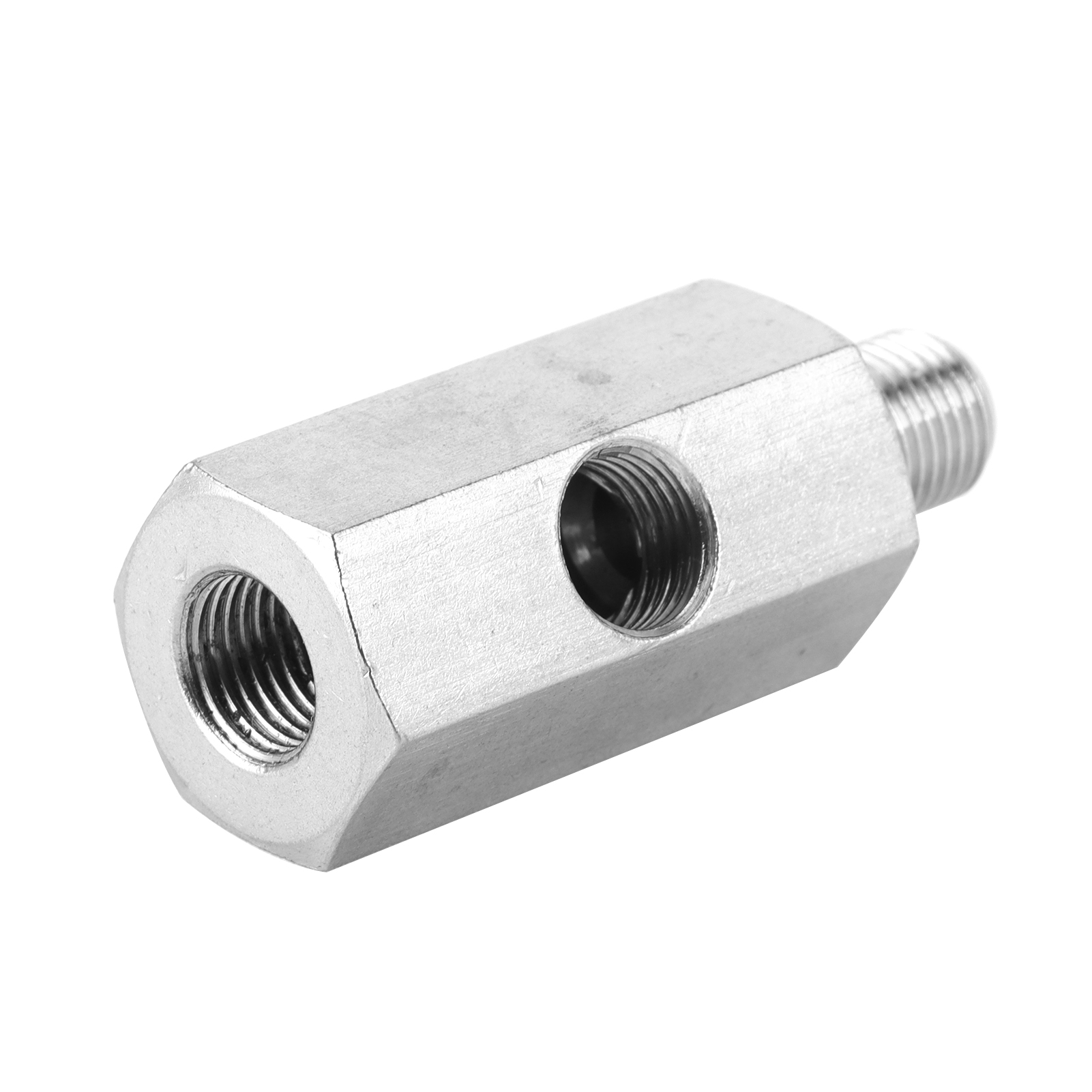 Öldrucksensor-adapteranschluss, Npt-außengewinde Auf Innengewinde 1/8 Zoll Auf M10x1,0 T-stück Für Turbolader-zulaufleitungsmanometer