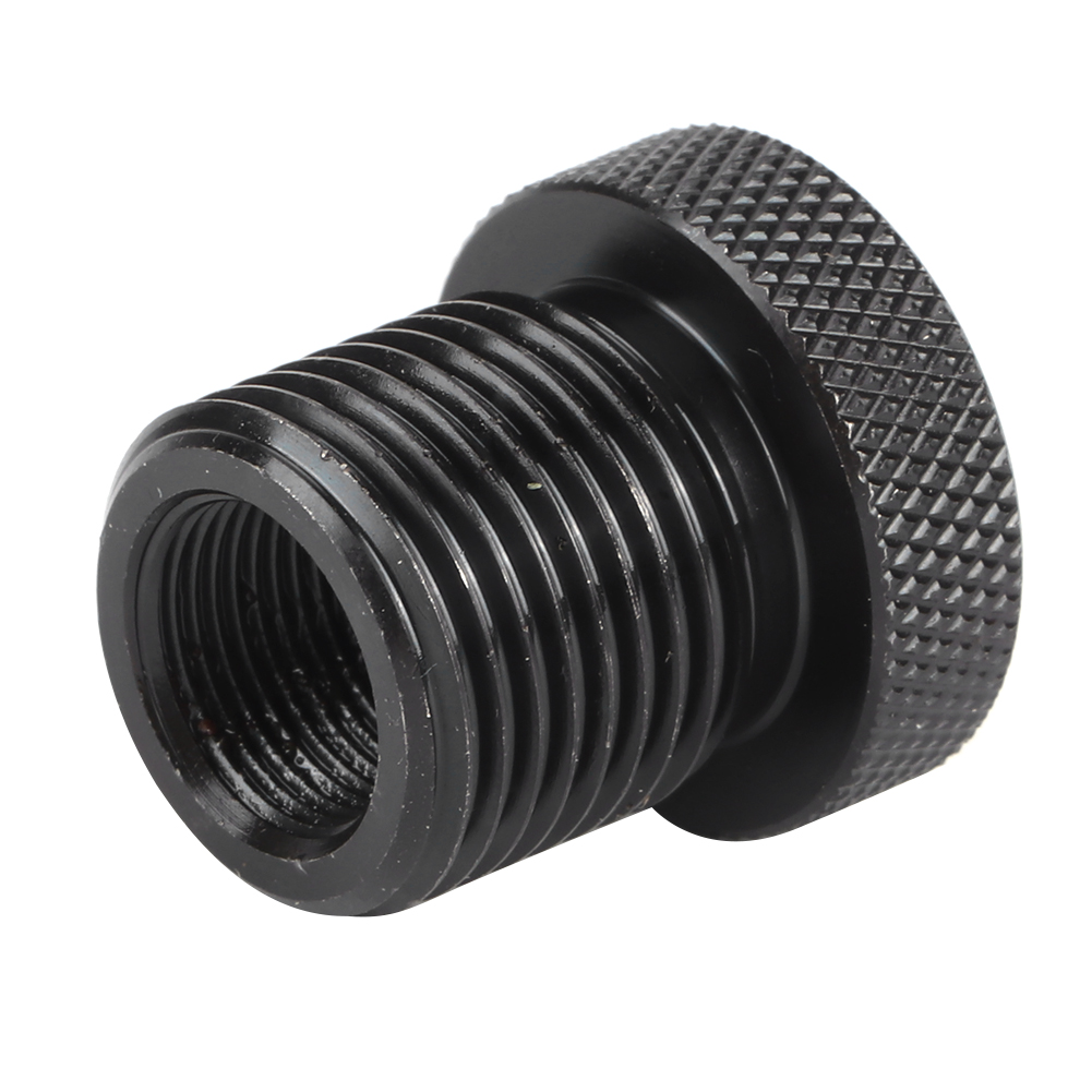 1/2‑28 Auf 3/4‑16 Gewinde-ölfilteradapter, Gerändelter Schwarzer Anschluss, Kfz-teile