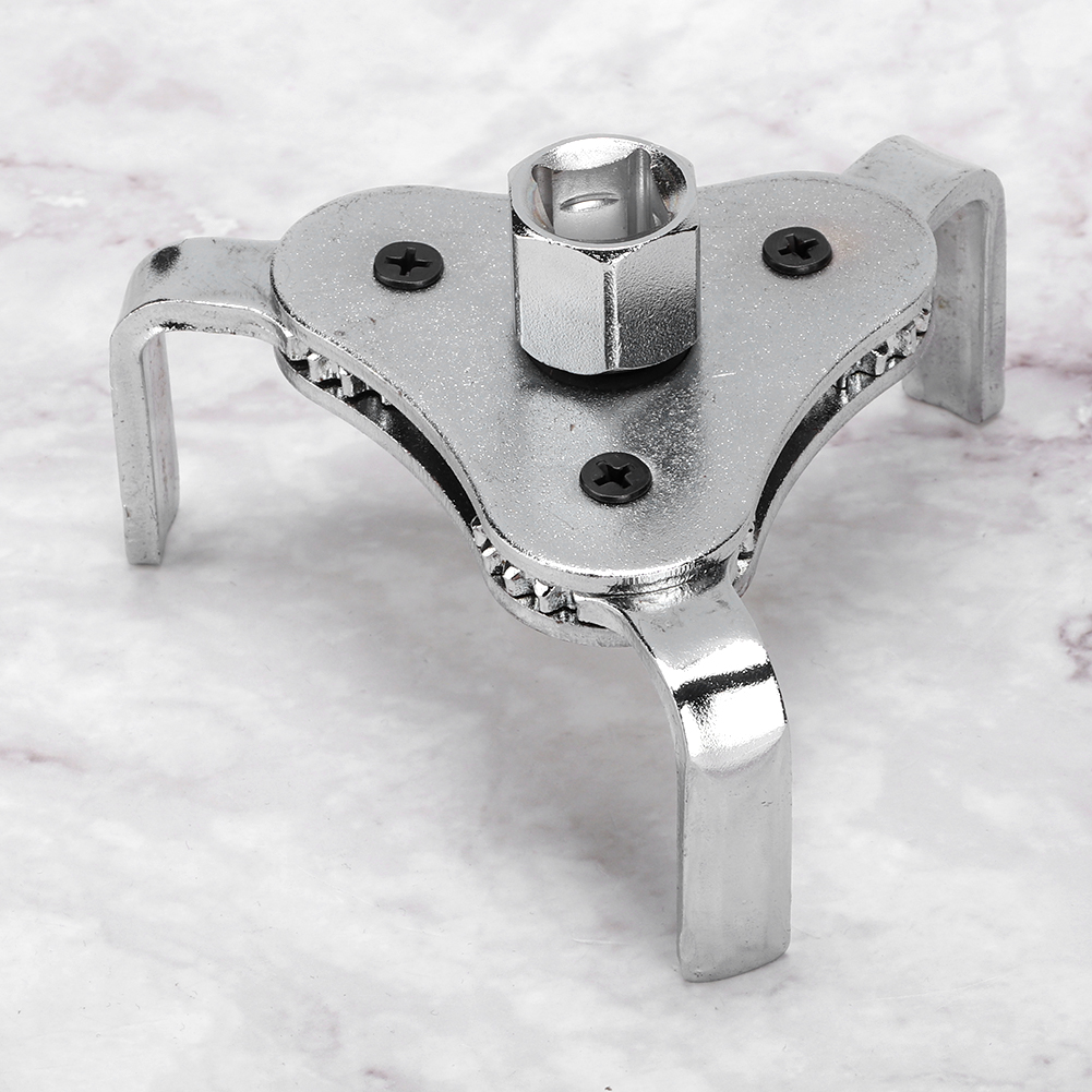 Universeller 3-backen-ölfilterschlüssel, 63–105 Mm Ausbauwerkzeug Für Pkw Und Lkw, 1/2"-vierkantantrieb, Robuster Stahl